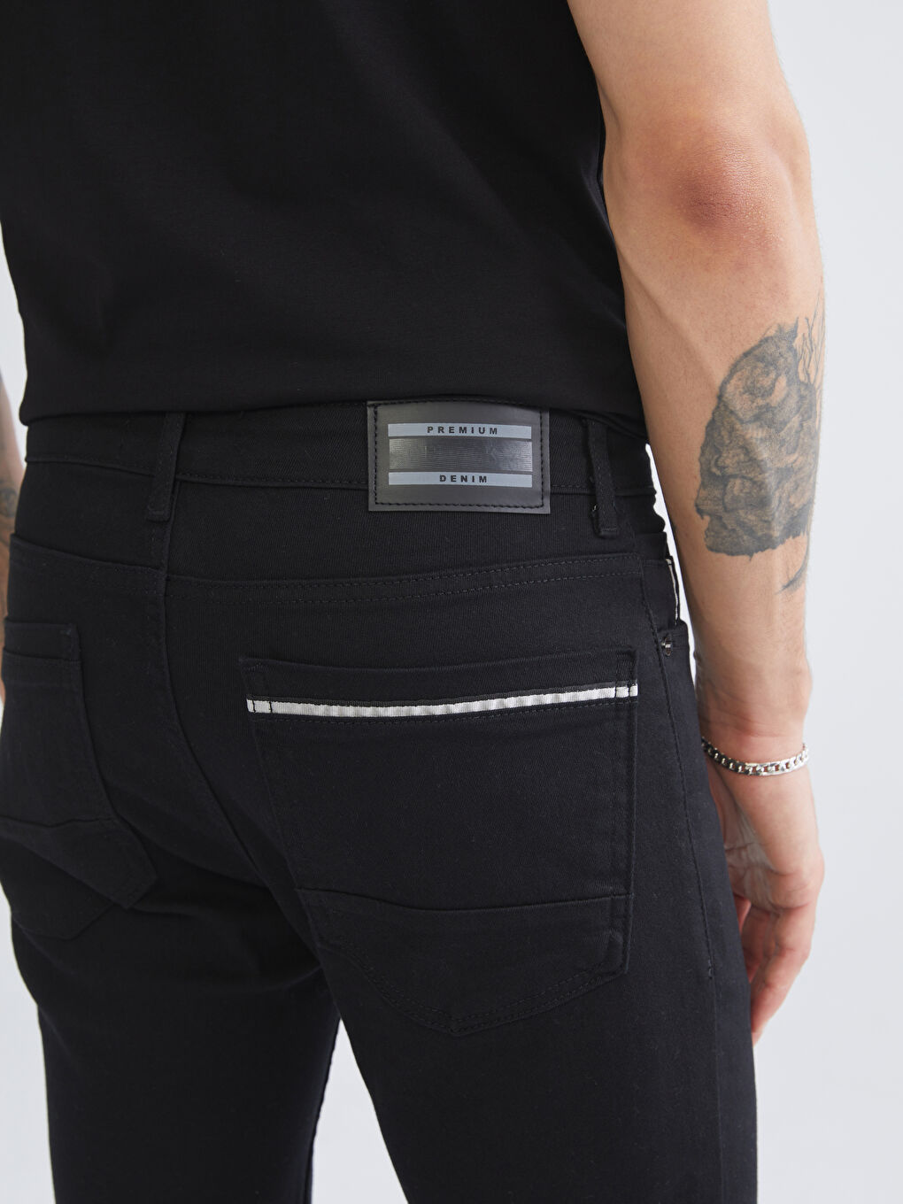 Siyah 750 Slim Fit Erkek Jean Pantolon-2