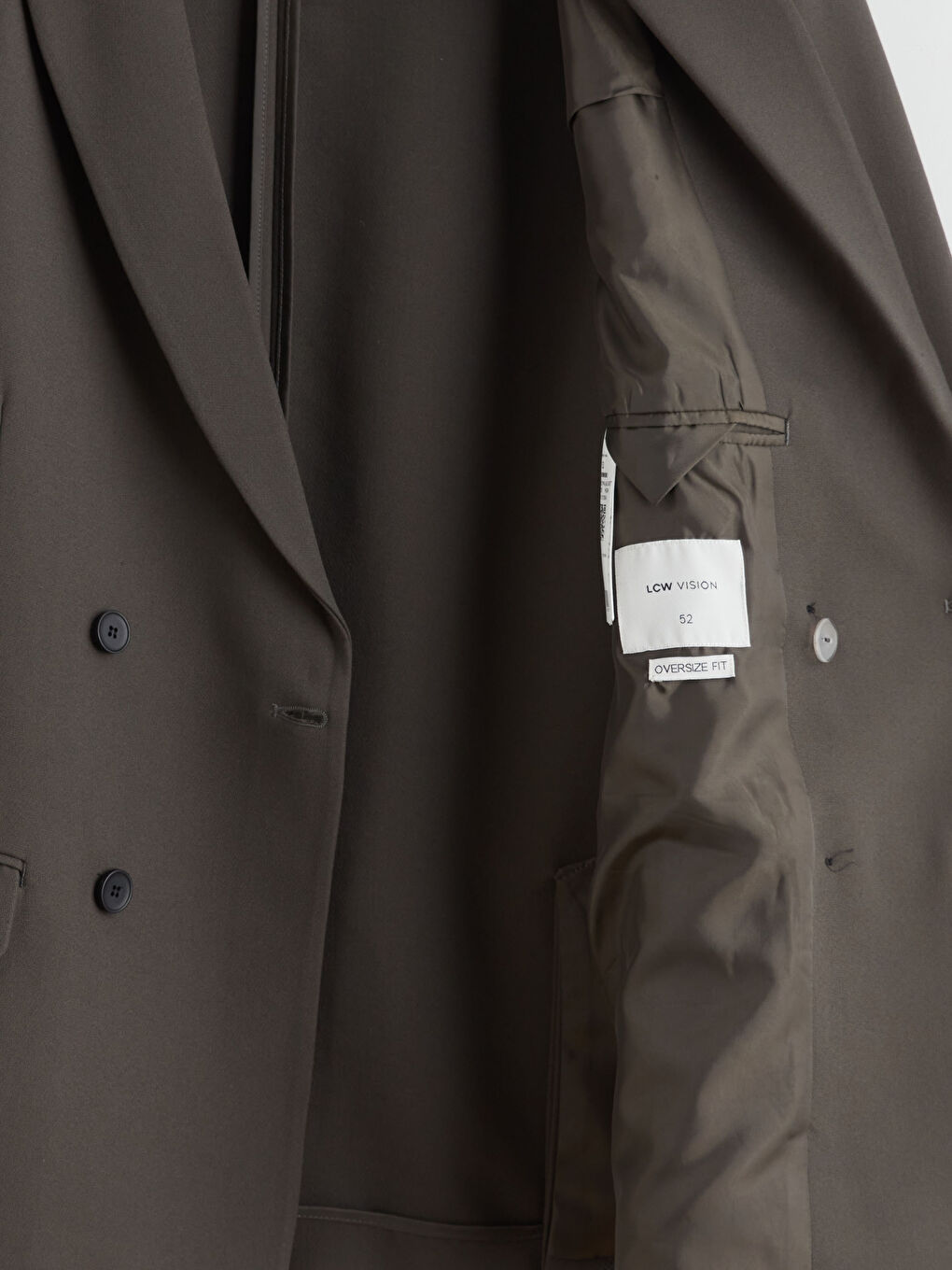 Haki Standart Kalıp Erkek Blazer Ceket-7