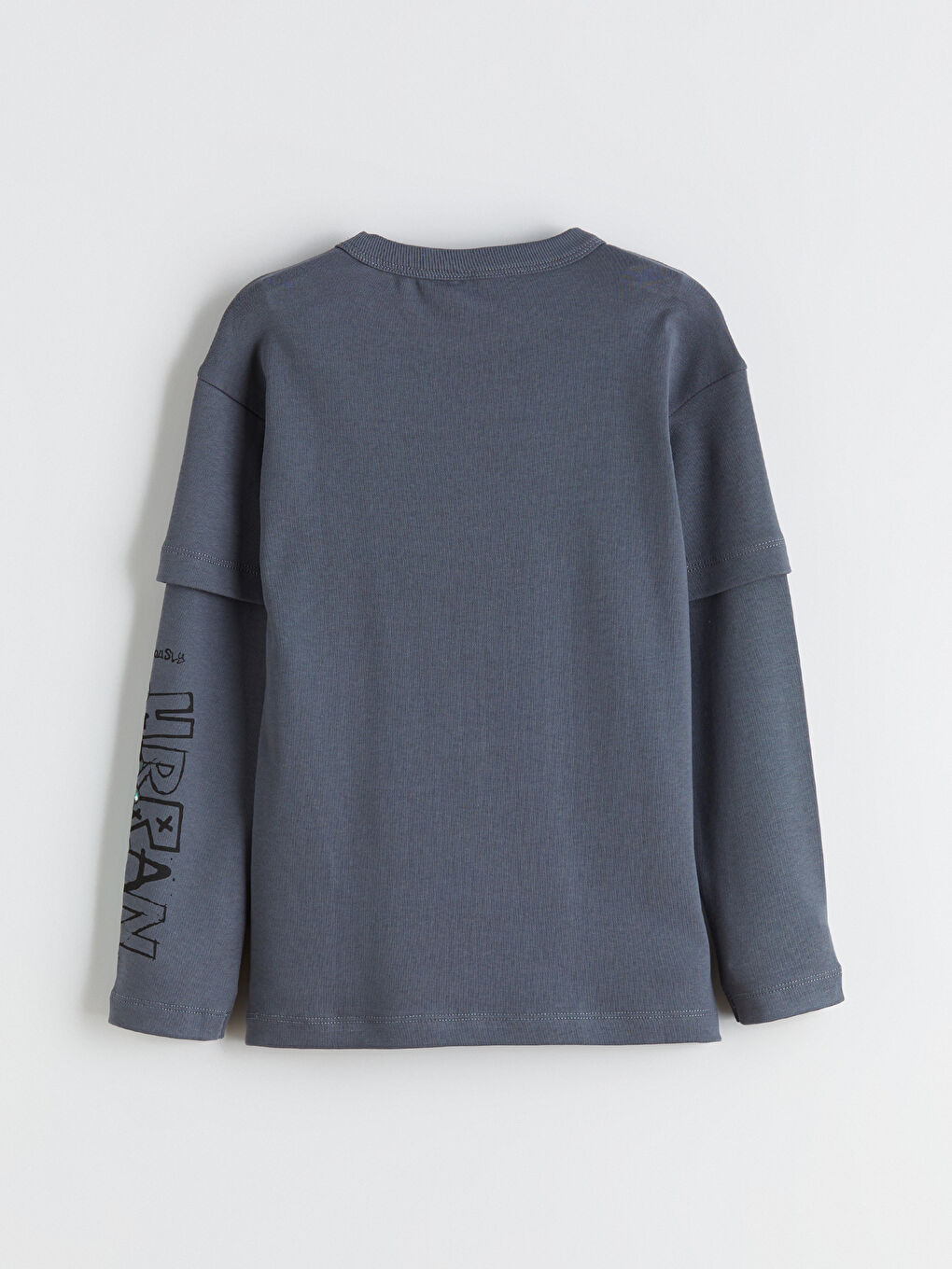 تيشيرت ياقة دائرية مطبوع للأولاد-2