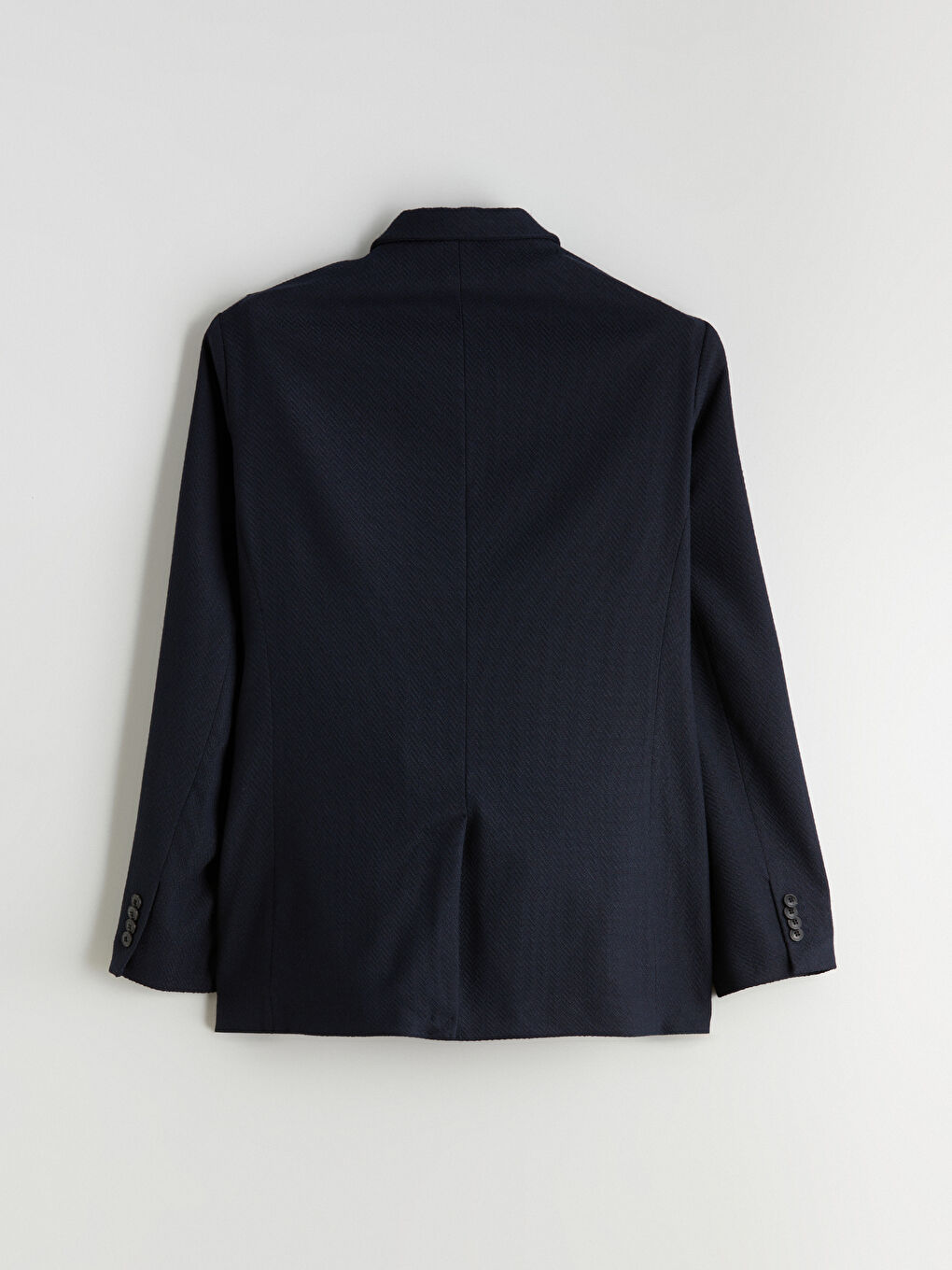 Lacivert Standart Kalıp Erkek Blazer Ceket-6