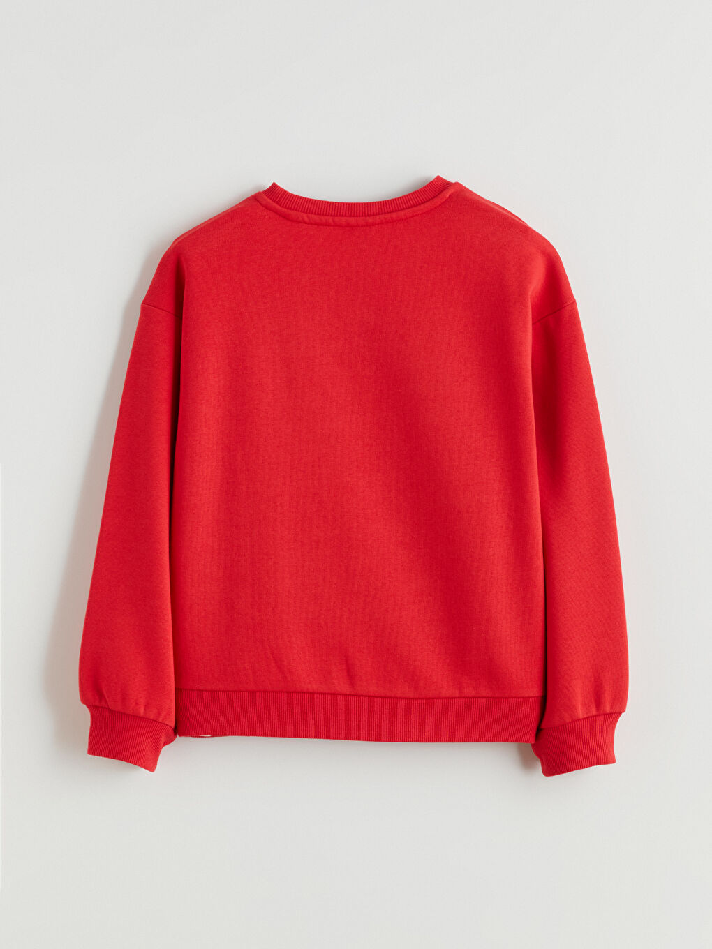 Crew Neck Rhinestone Embellished Girls' Sweatshirt-2