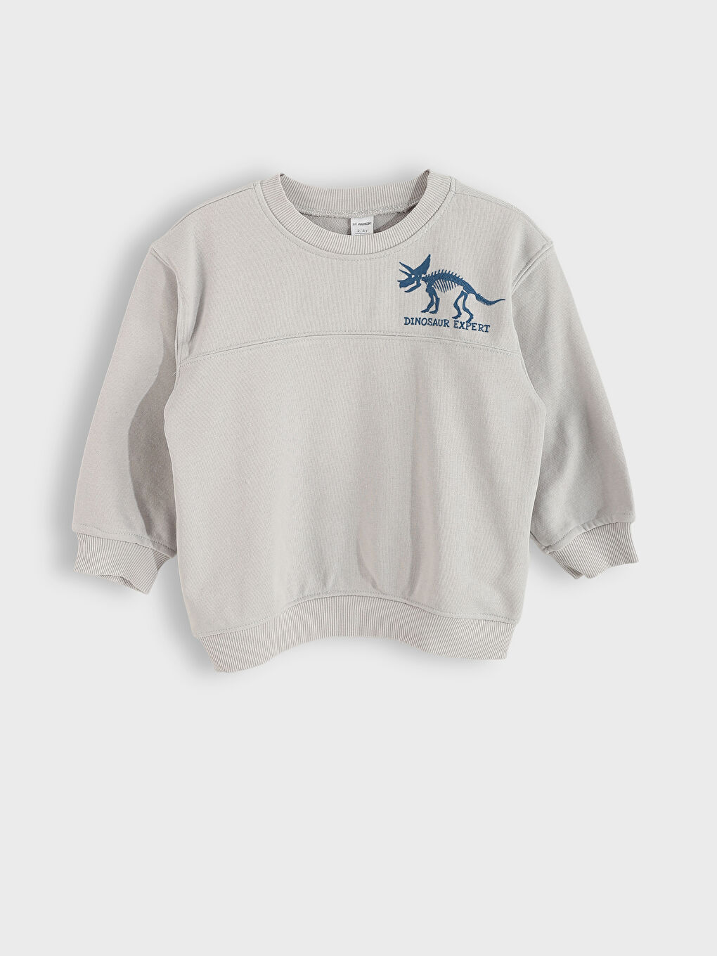 سويت شيرت برقبة دائرية مطبوع بأكمام طويلة وبنطلون رياضي للأولاد-1