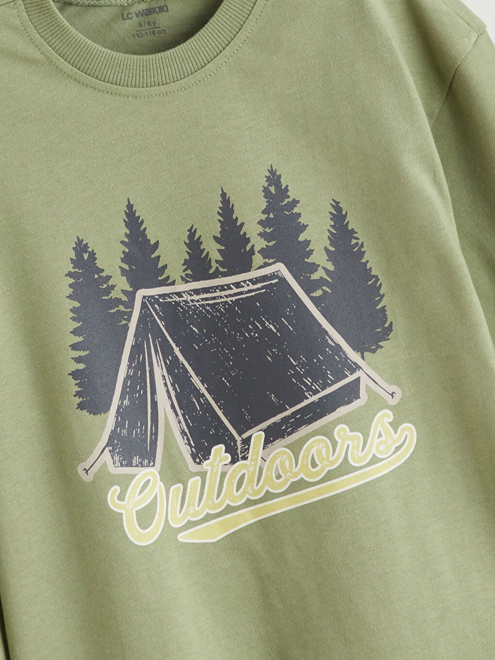 Sarı Uzun Kollu Erkek Çocuk Tişört 2'li-2