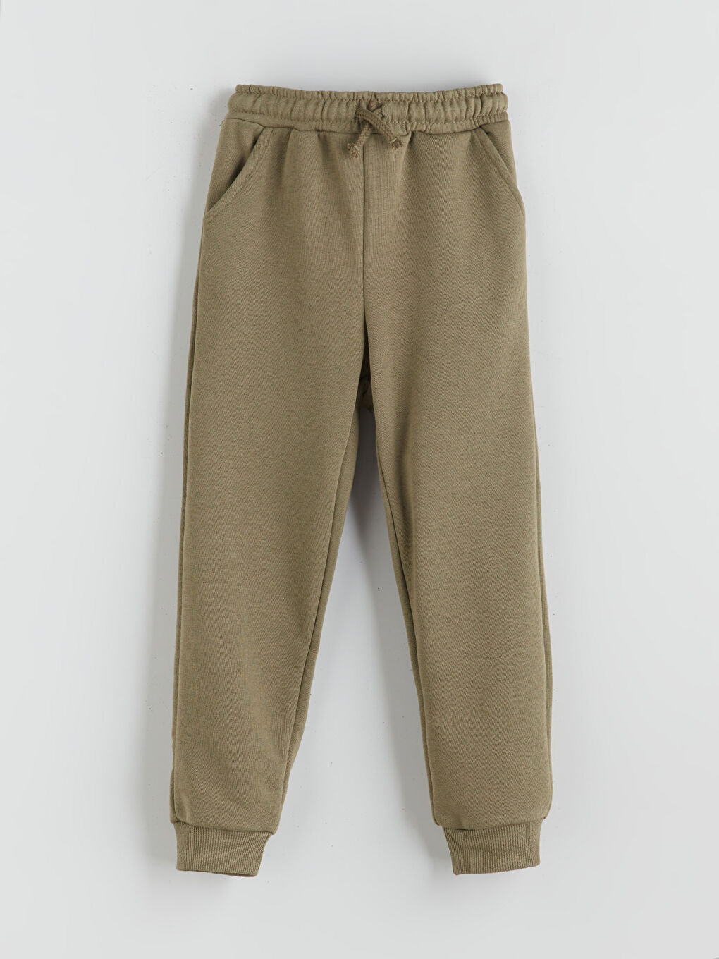 Gri Beli Lastikli Erkek Çocuk Eşofman Altı 2'li-1