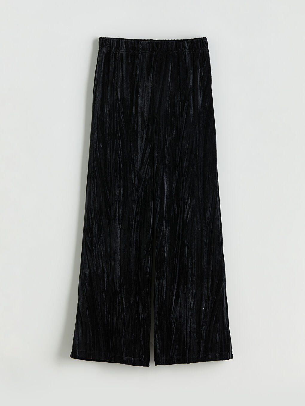 Girls' Velvet Sweatpants with Elasticated Waist