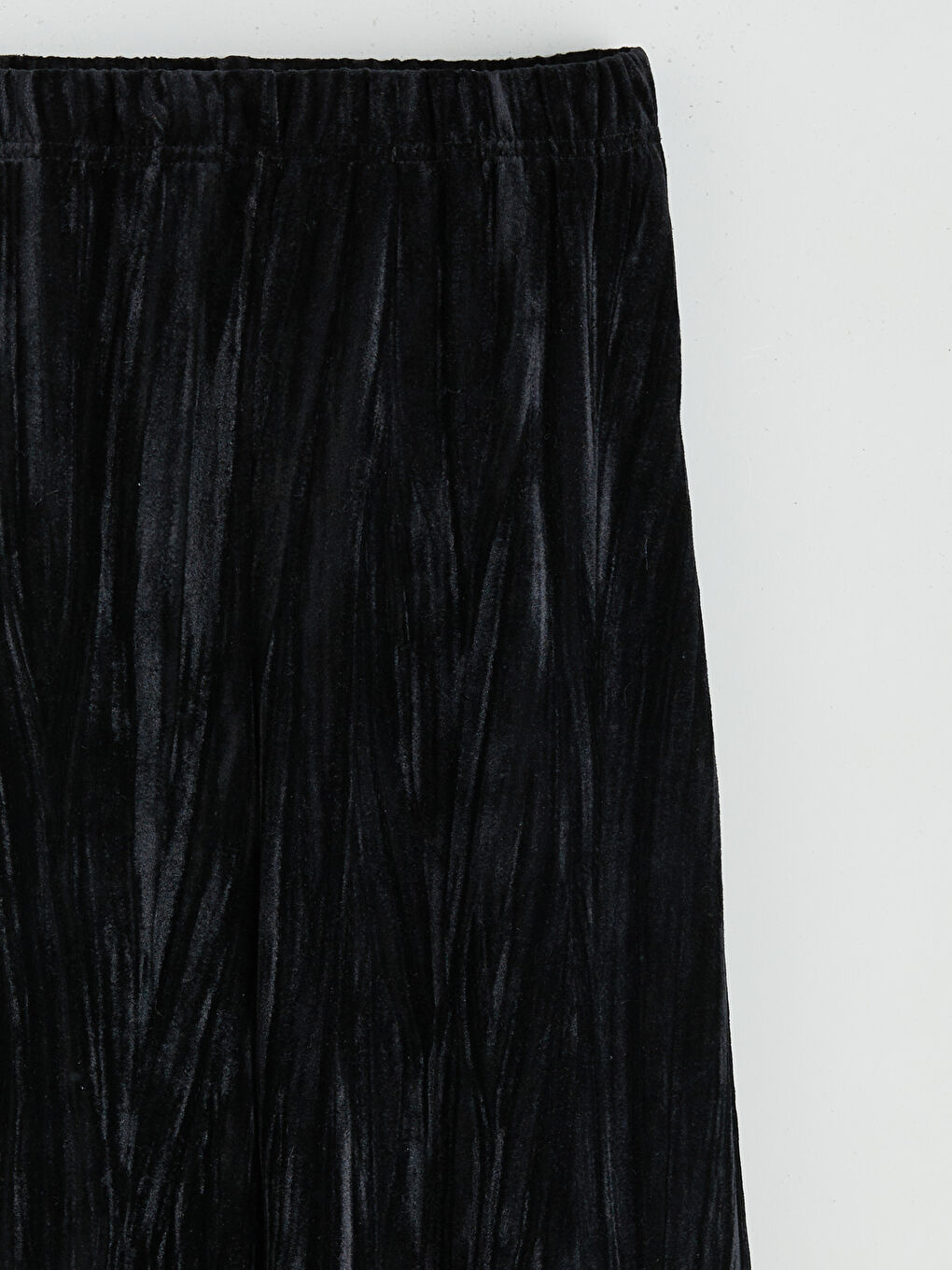 Girls' Velvet Sweatpants with Elasticated Waist-2