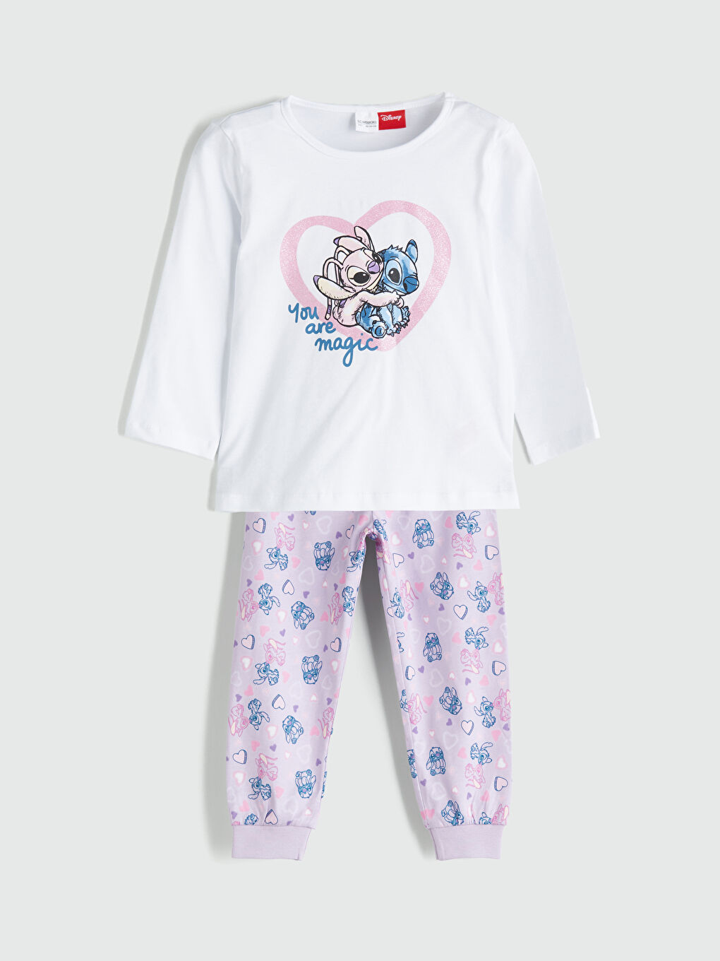 Lilo & Stitch Printed Girls' Pyjama Set