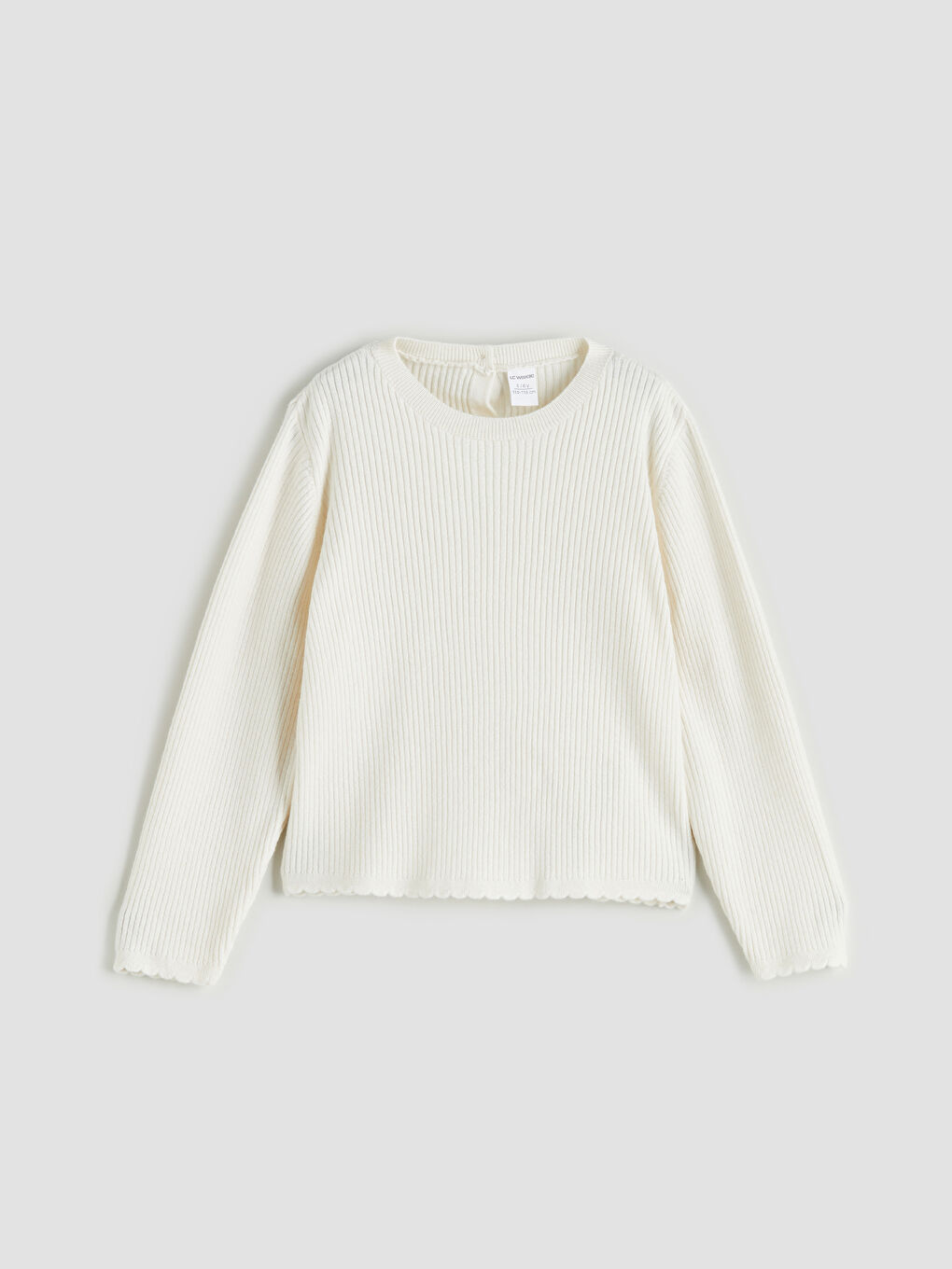LCW Kids Girl ECRU Sweater -W5EF93Z1-FDW