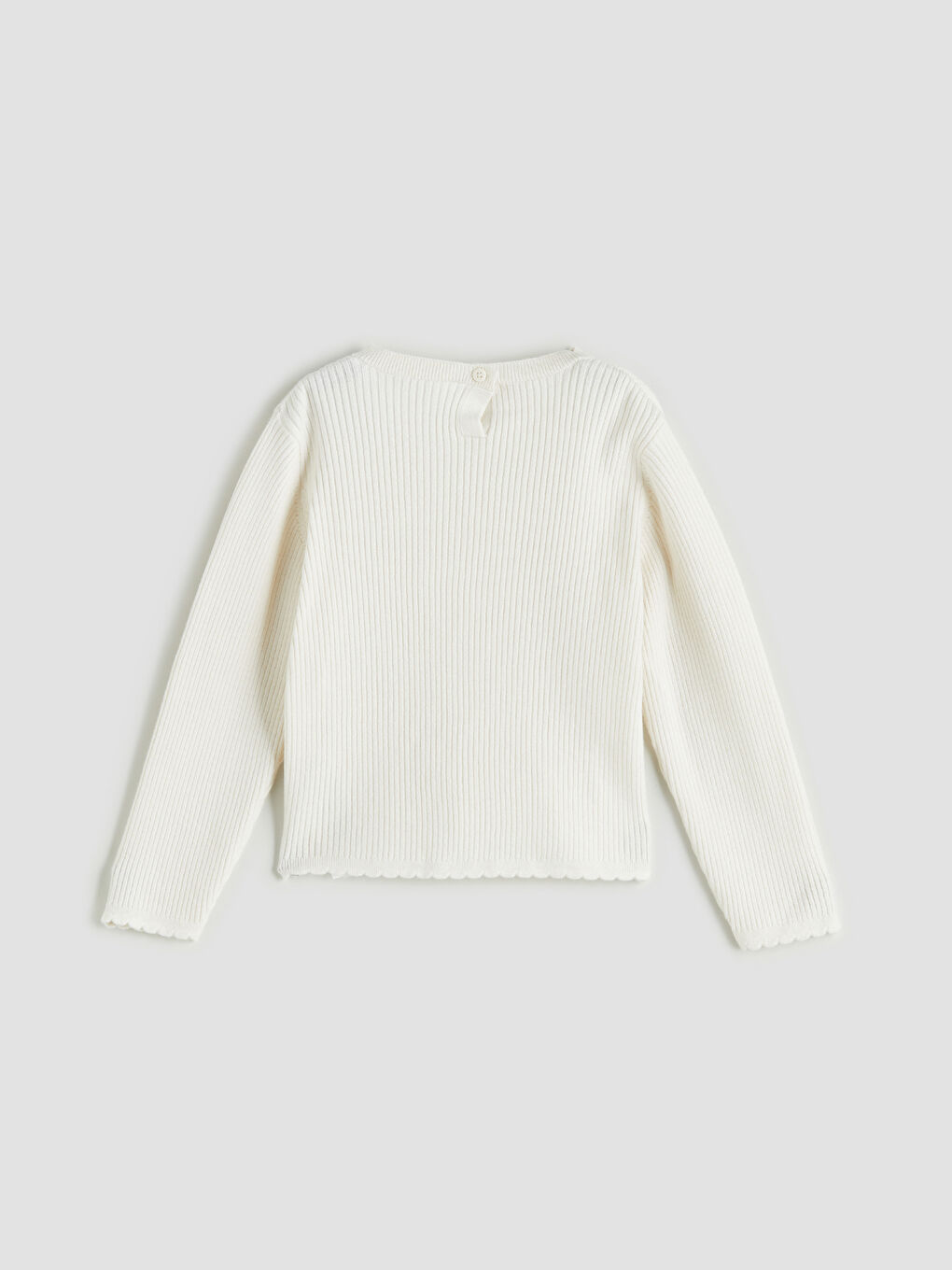 LCW Kids Girl ECRU Sweater -W5EF93Z1-FDW