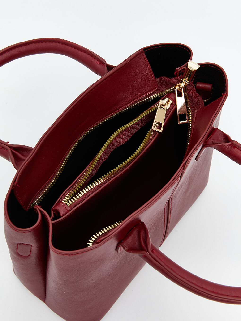 Faux Leather Women's Handbag-3