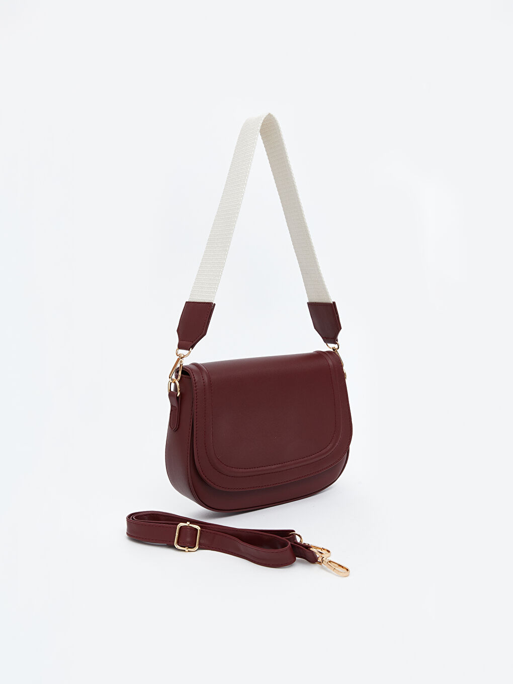 Leather-Look Women's Shoulder Bag-1