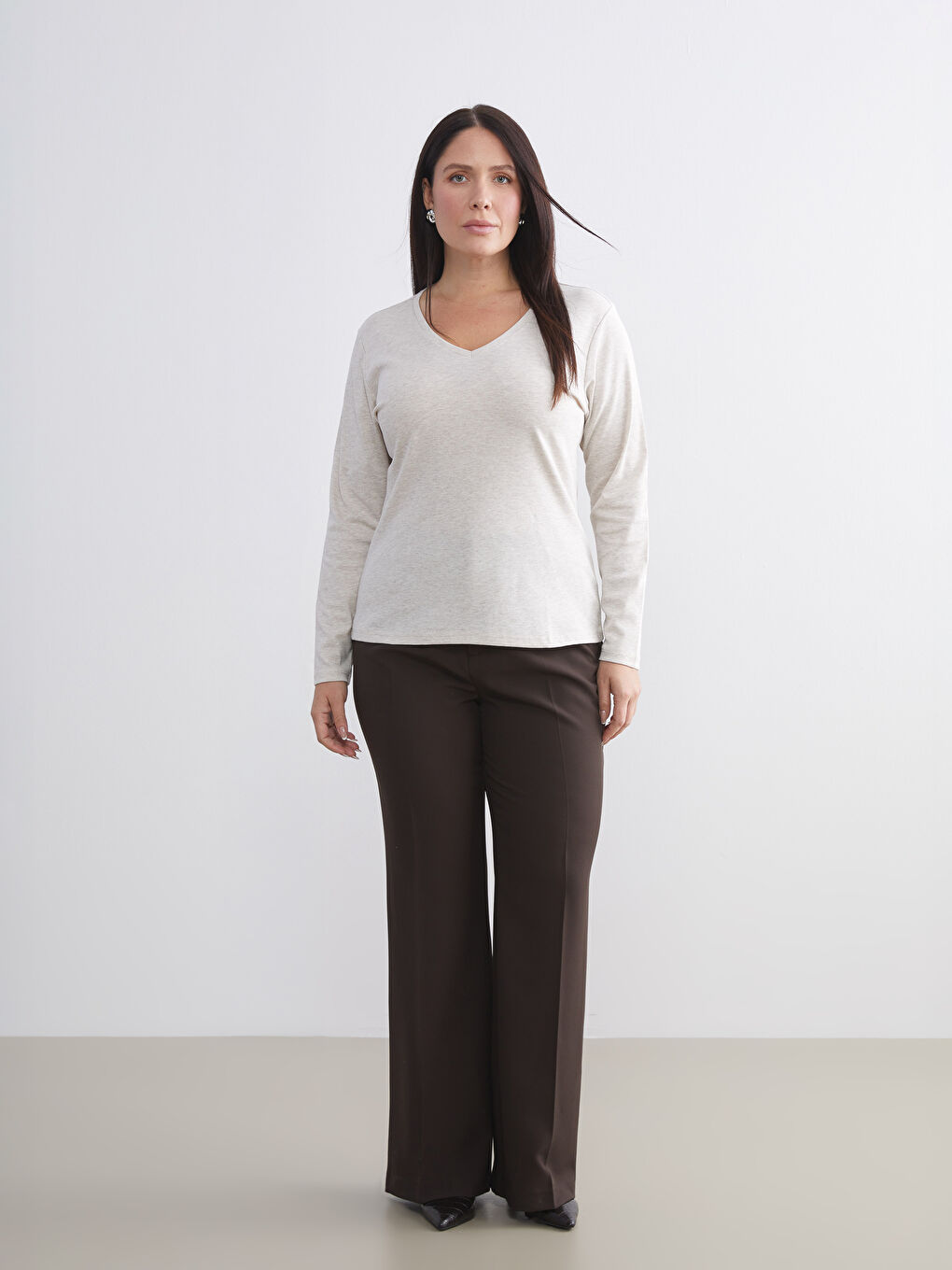 V Neck Women's Body-5