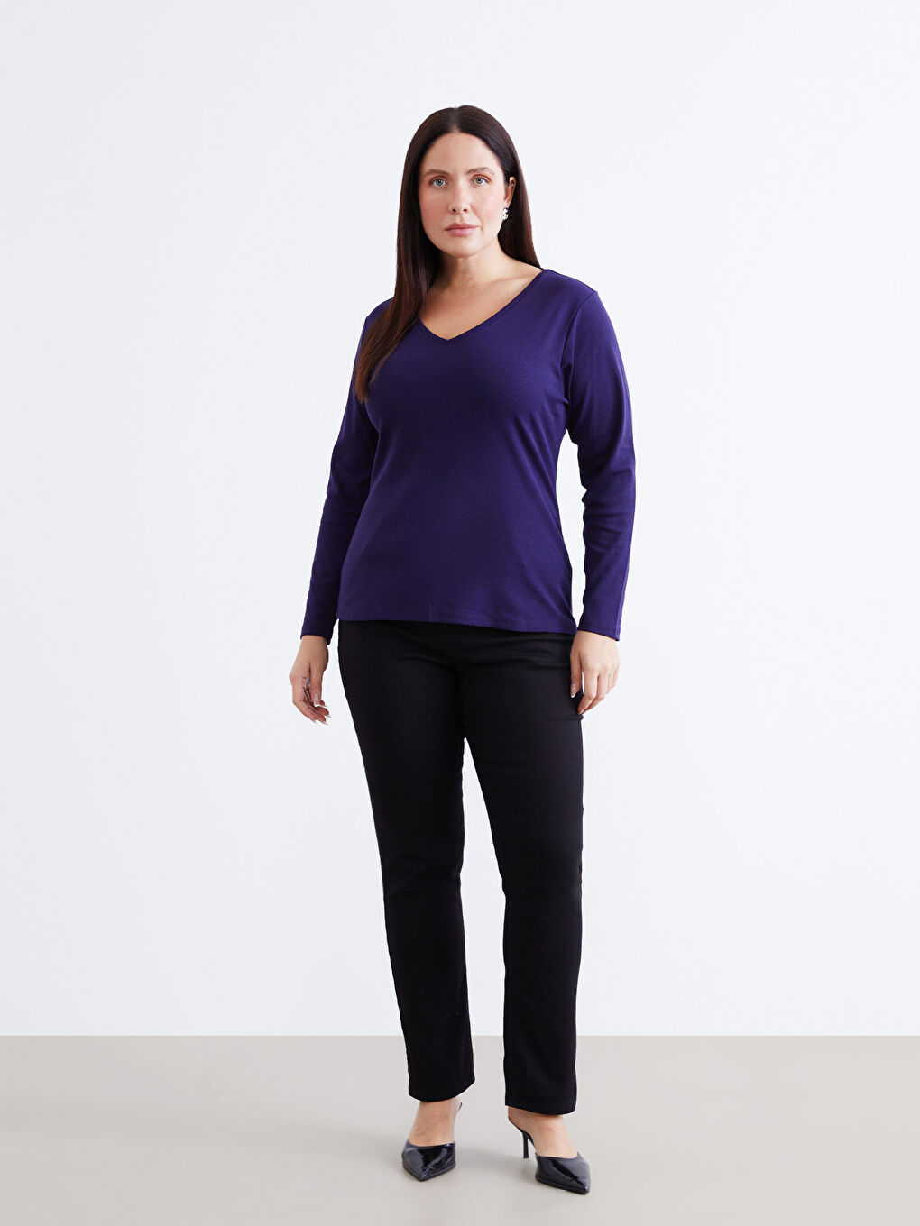 V Neck Women's Body-5