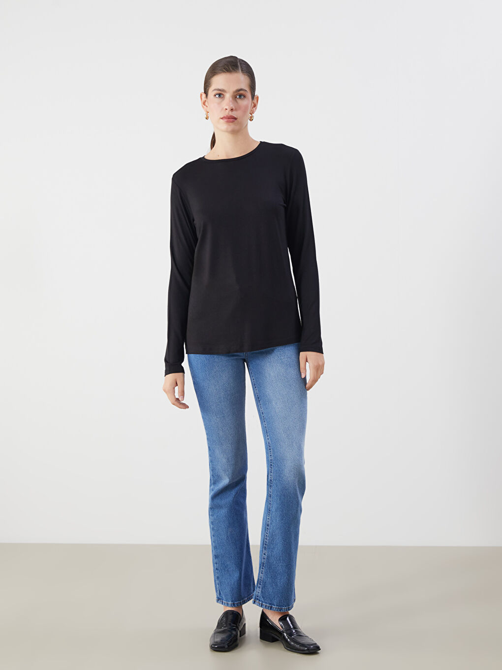 LCWAIKIKI Classic Crew Neck Women's T-Shirt -W5EG78Z8-CVL