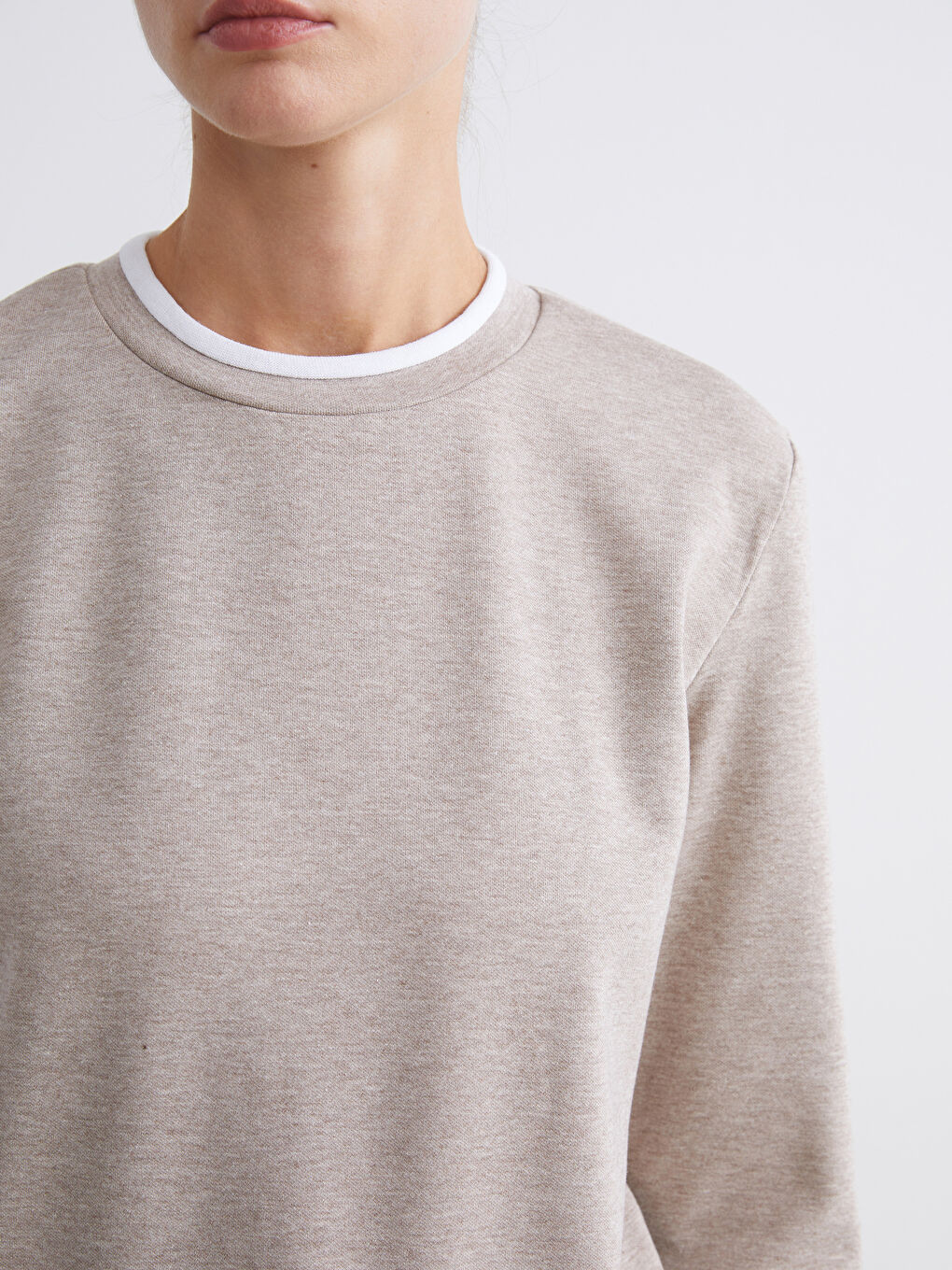 Crew Neck Women's Sweatshirt-2