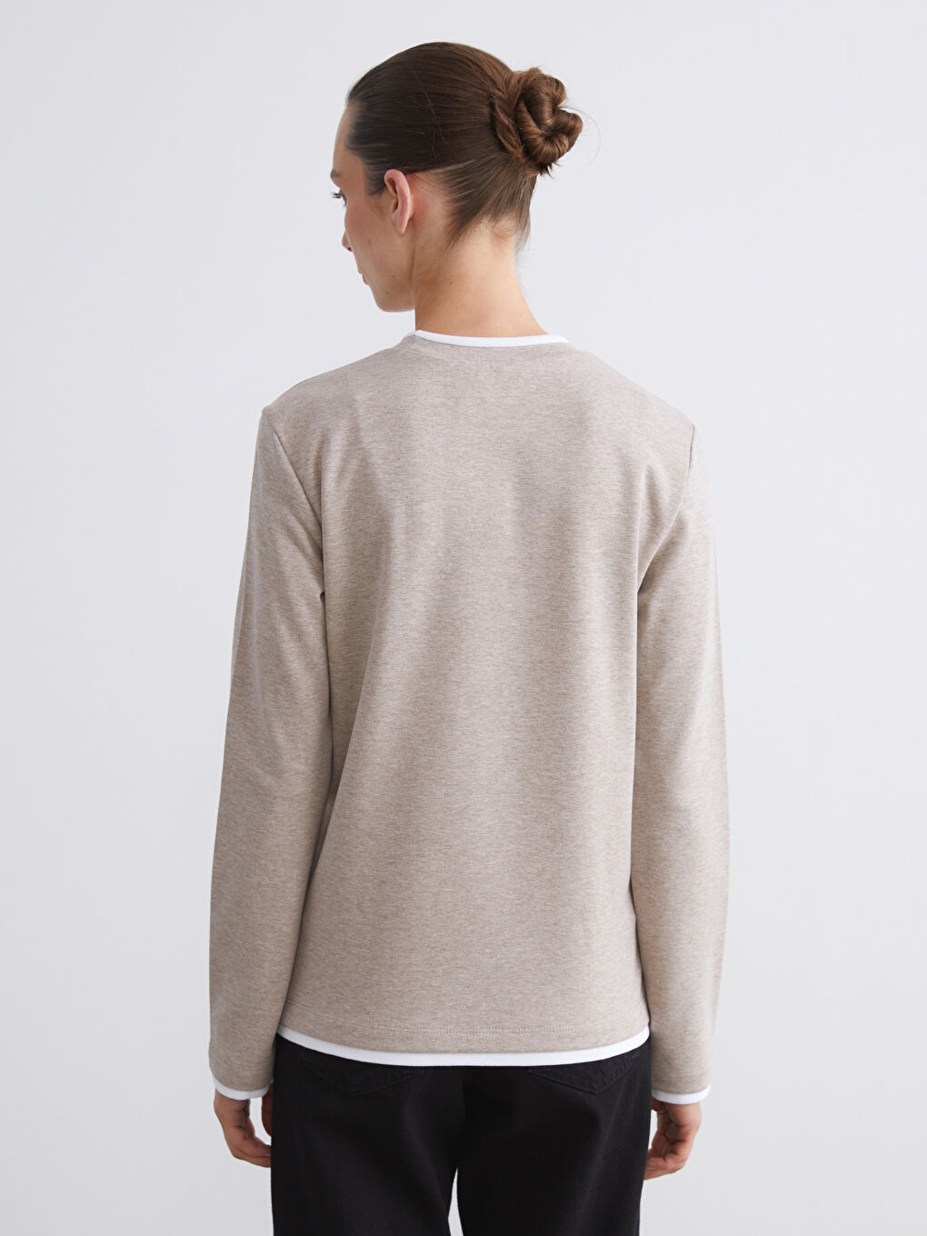 Crew Neck Women's Sweatshirt-3