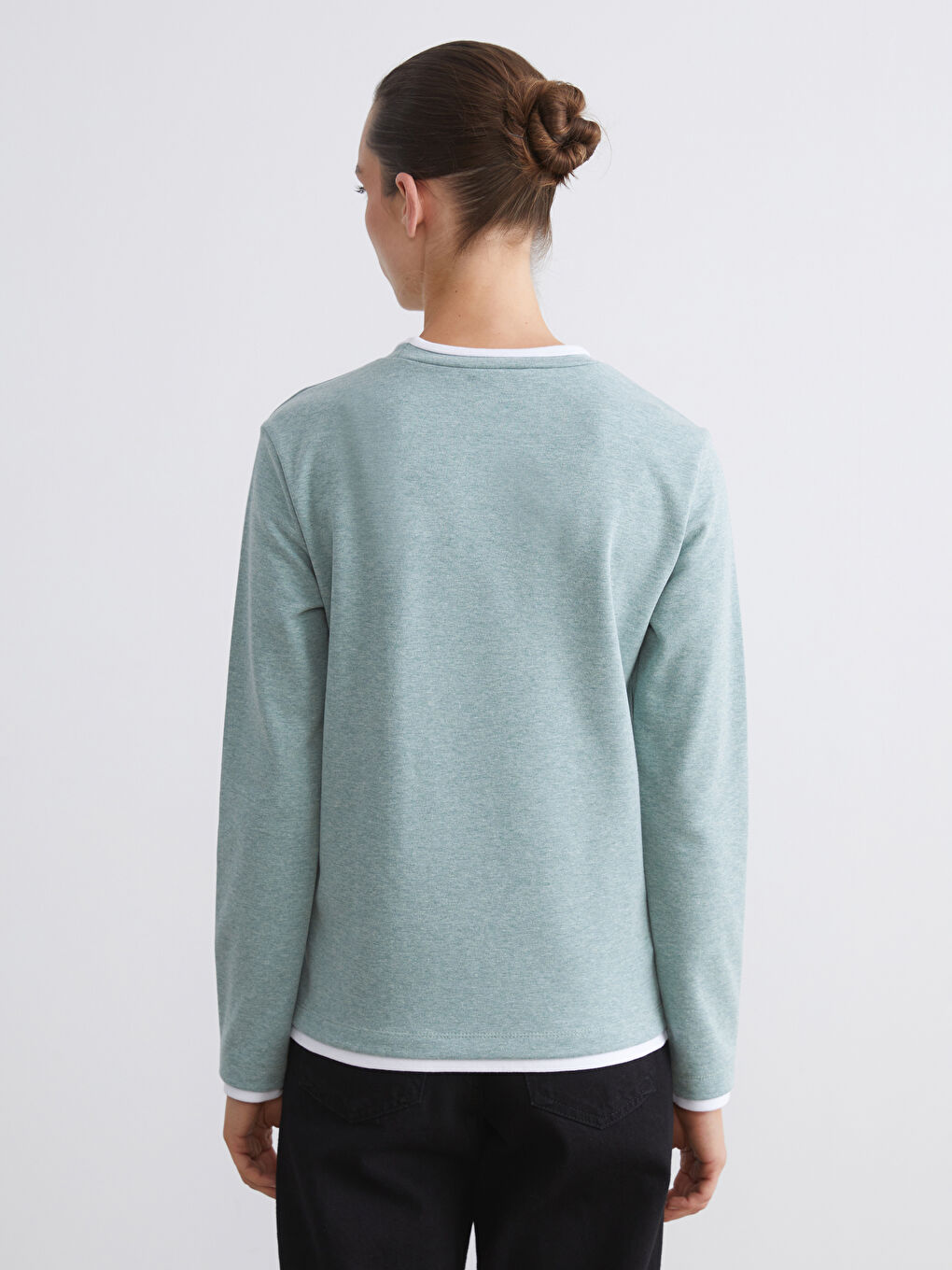Crew Neck Women's Sweatshirt-3