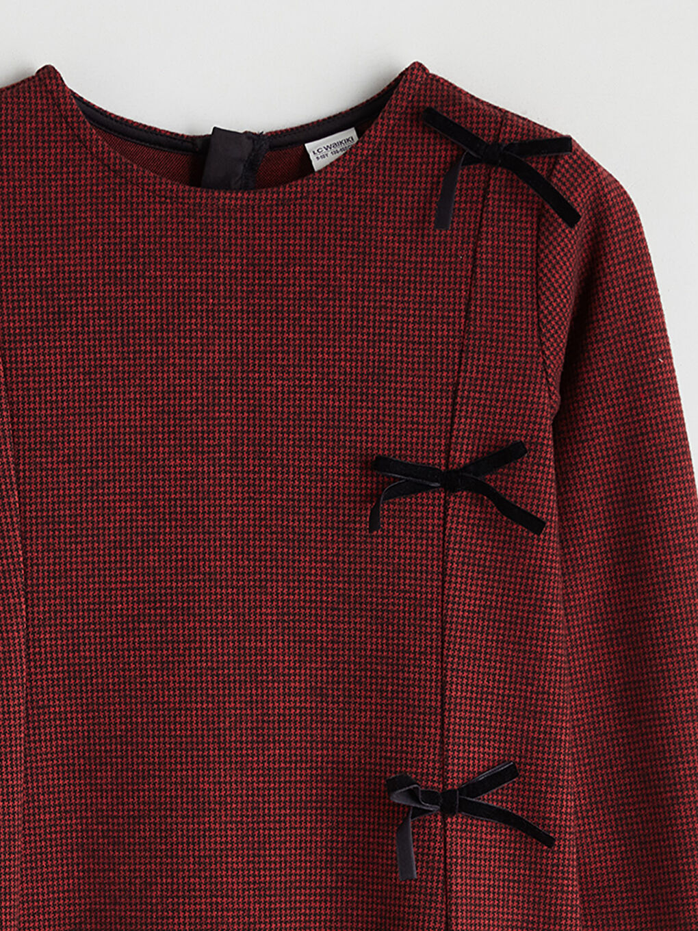 Bow Detailed Girls' Dress-2