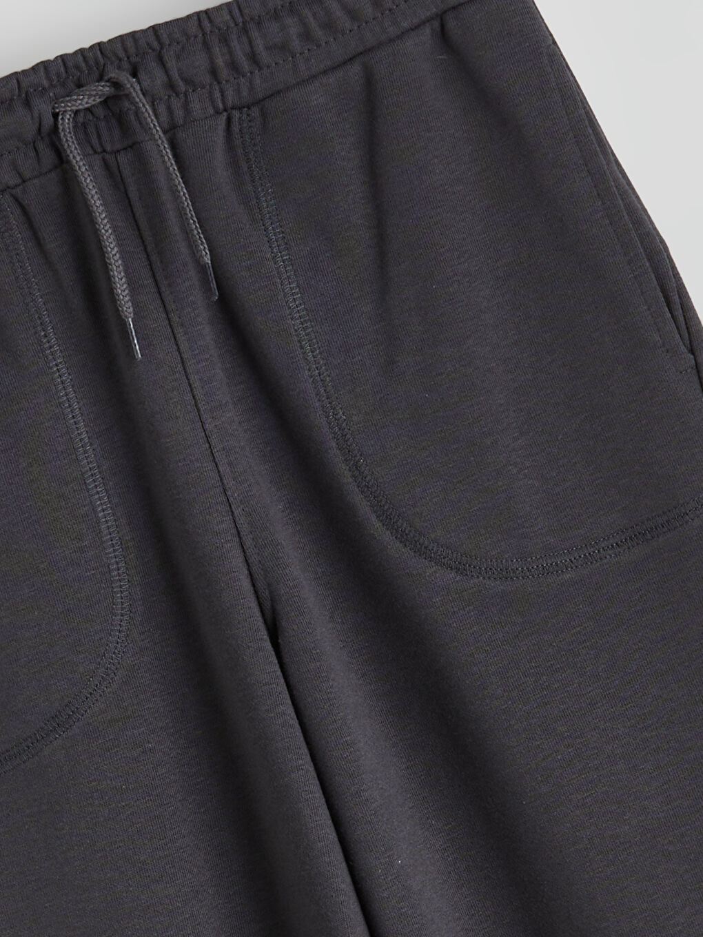 Antrasit Beli Lastikli Erkek Çocuk Jogger Eşofman Alt-1