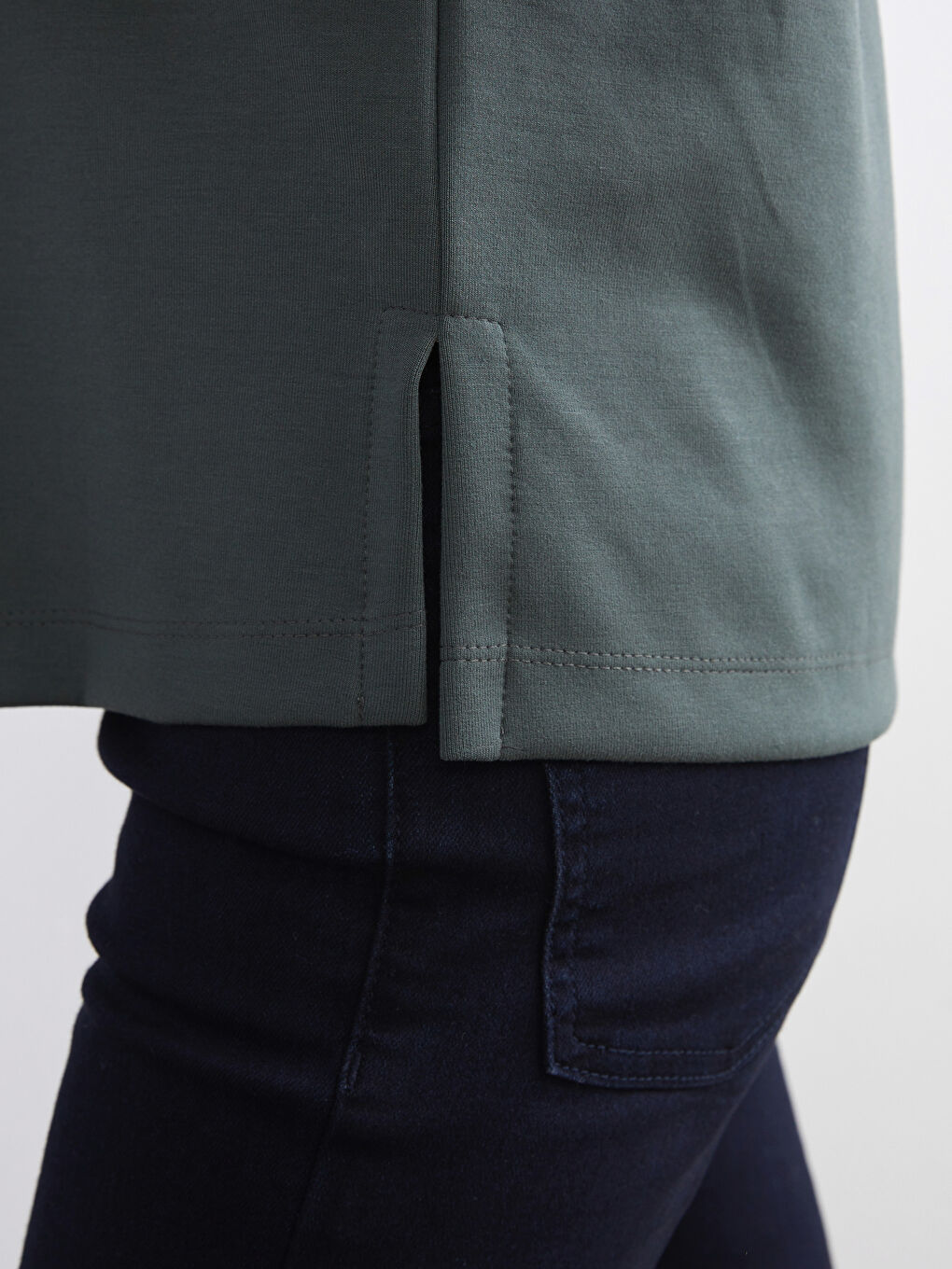 Notch Neck Blouse-2