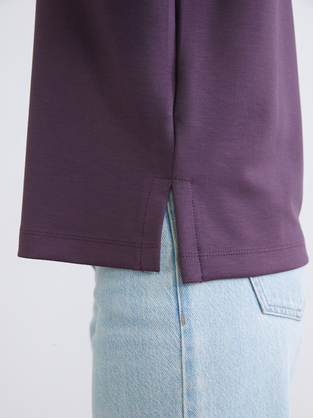 Notch Neck Blouse-4