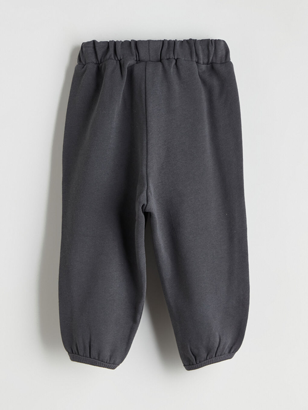 Gri Beli Lastikli Erkek Bebek Jogger Eşofman Altı-1