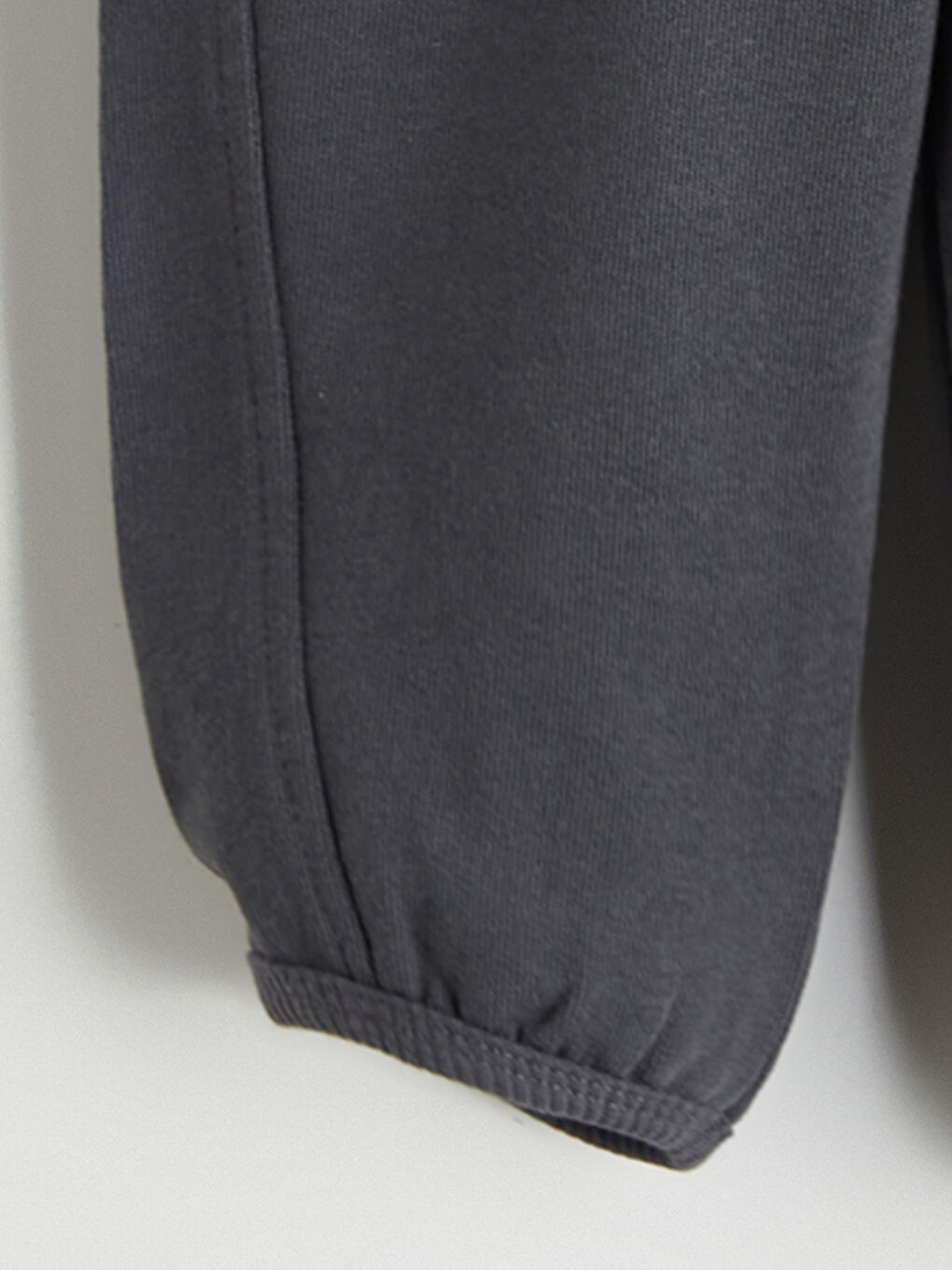 Gri Beli Lastikli Erkek Bebek Jogger Eşofman Altı-2