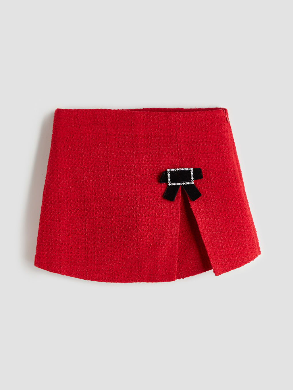 Bow Detail Girl Short Skirt