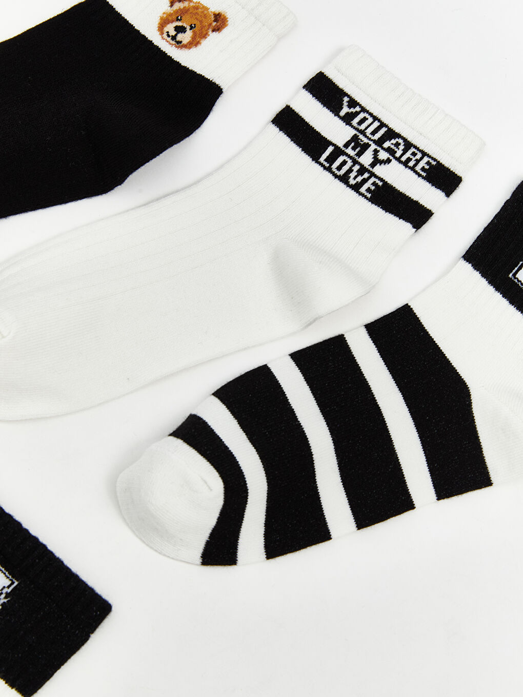 LCW DREAM Printed Women's Ankle Socks 5 Pack -W5EH83Z8-J0F
