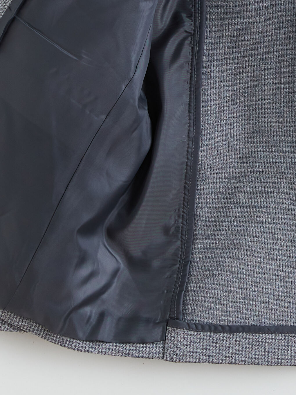 Gri Dar Kalıp Erkek Blazer Ceket-6