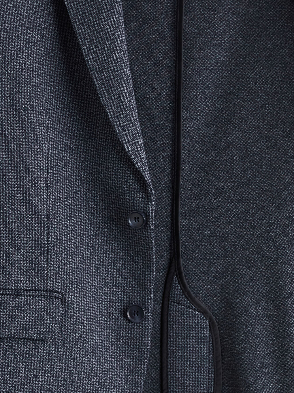 Lacivert Dar Kalıp Erkek Blazer Ceket-5