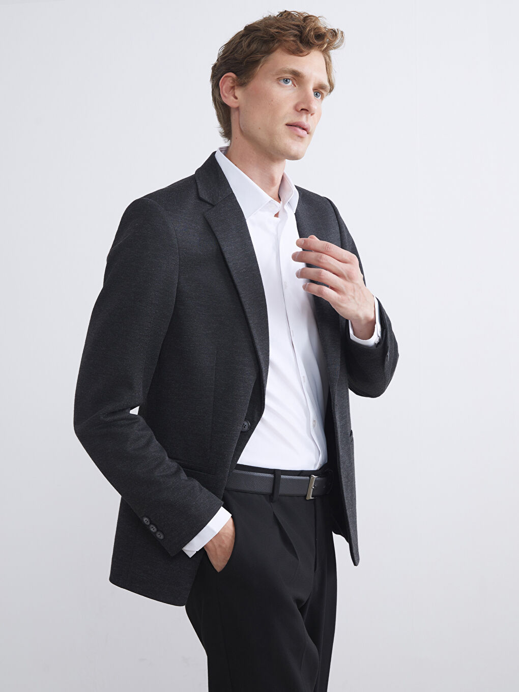 LCWAIKIKI Formal Slim Fit Men's Blazer Jacket -W5EH92Z8-CVL