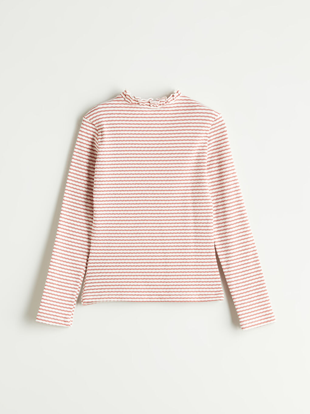 Pembe Dik Yaka Kız Çocuk Tişört-1