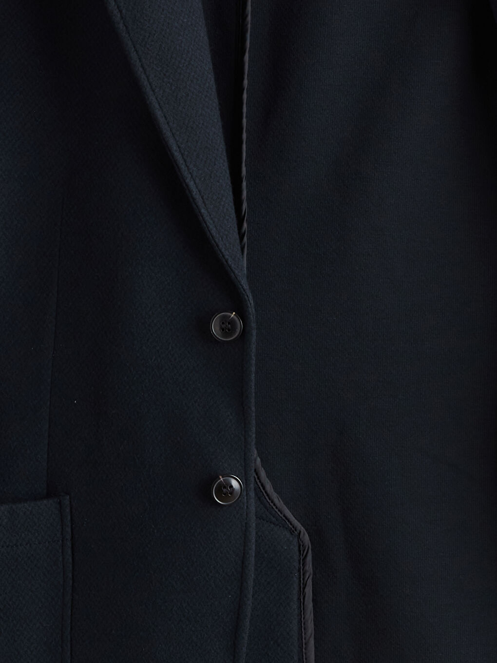 Lacivert Standart Kalıp Erkek Blazer Ceket-5