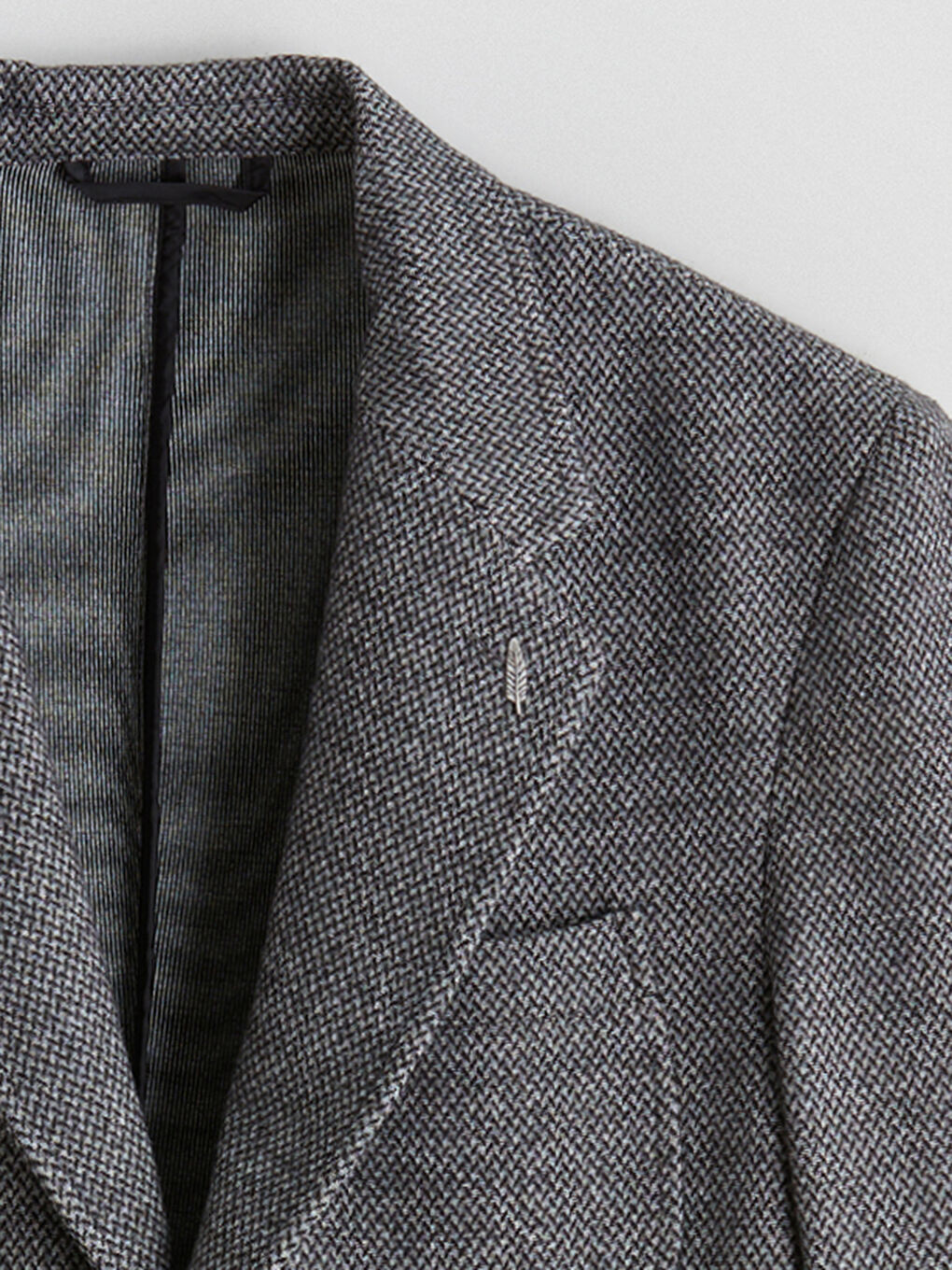 Gri Standart Kalıp Erkek Blazer Ceket-5