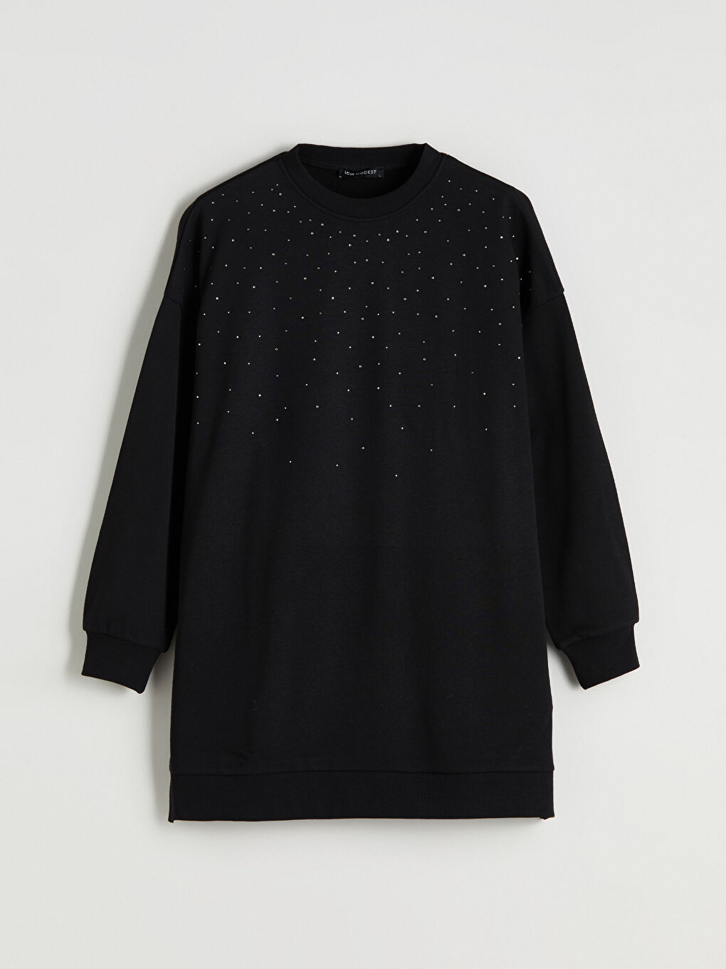 Žena CRNA Duga dukserica-4