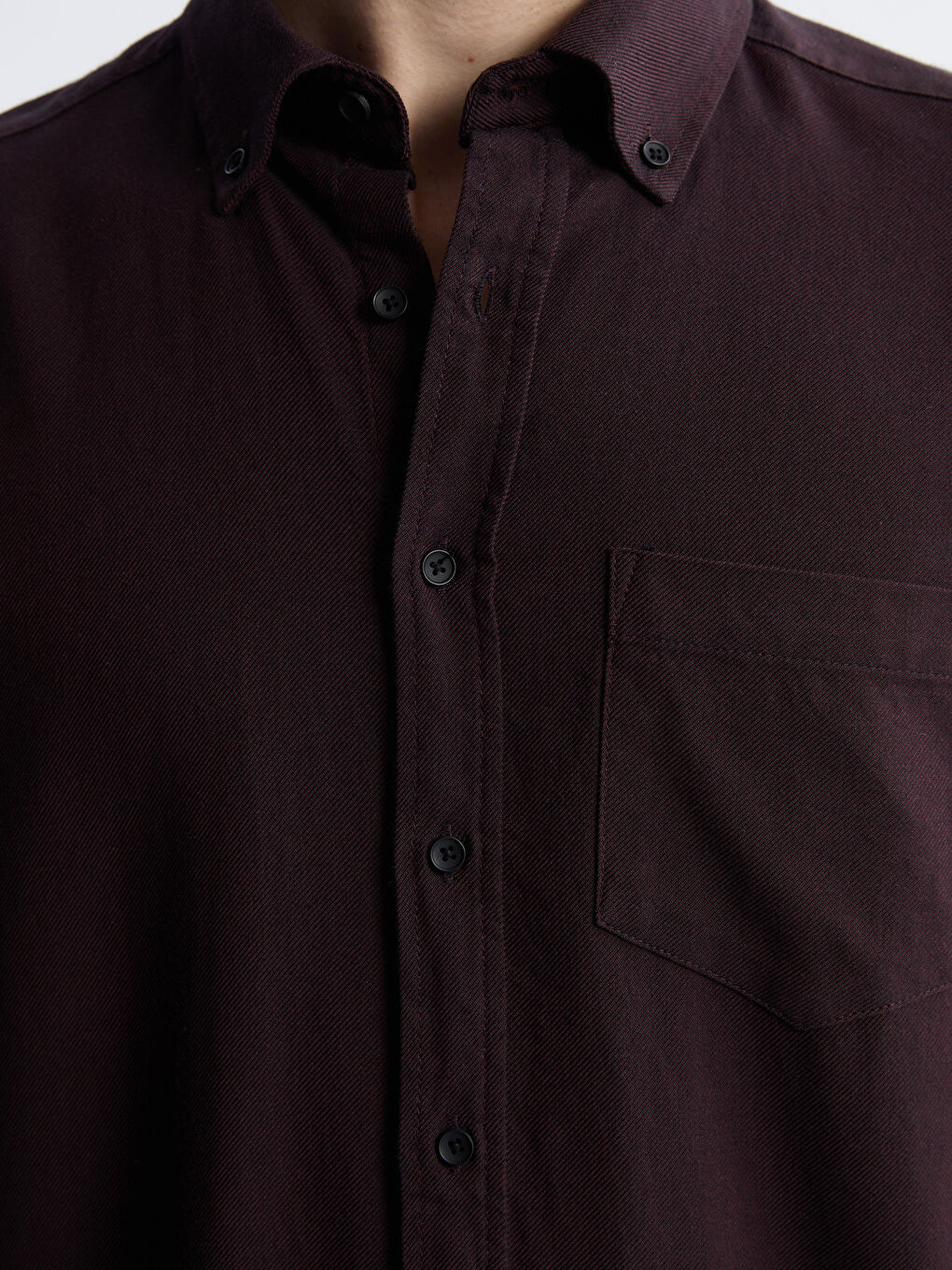 کراس قۆڵ درێژ ئاسایی بۆ پیاوان فڵانێل لەمبەرچاک-2