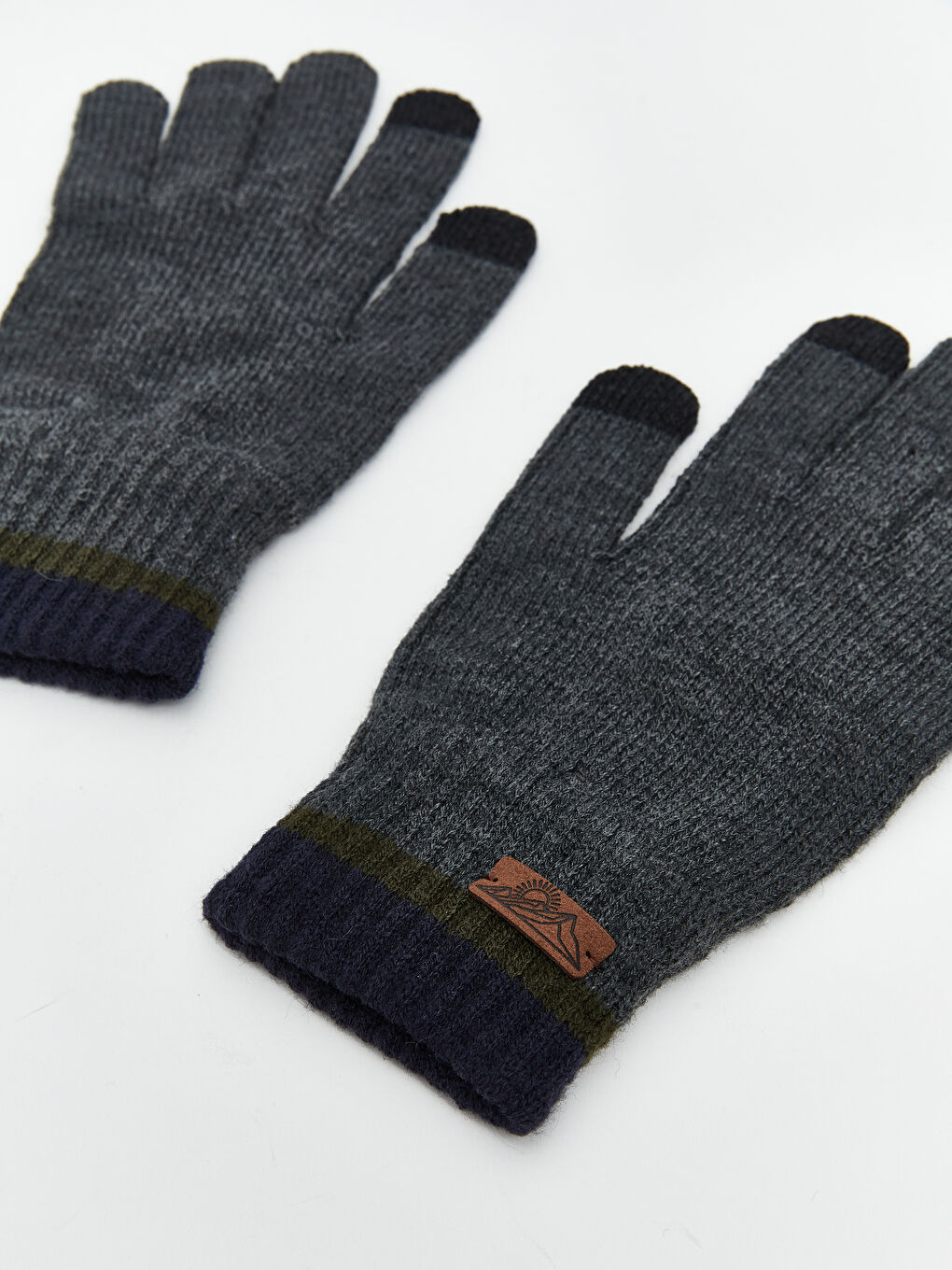 Basic Men's Knitwear Gloves-2