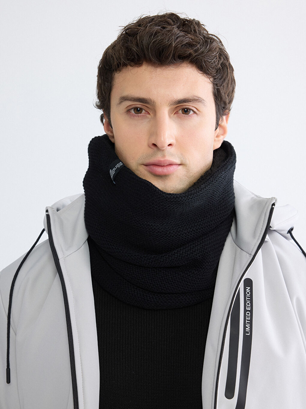 Простий шарф-труба для чоловіків-1