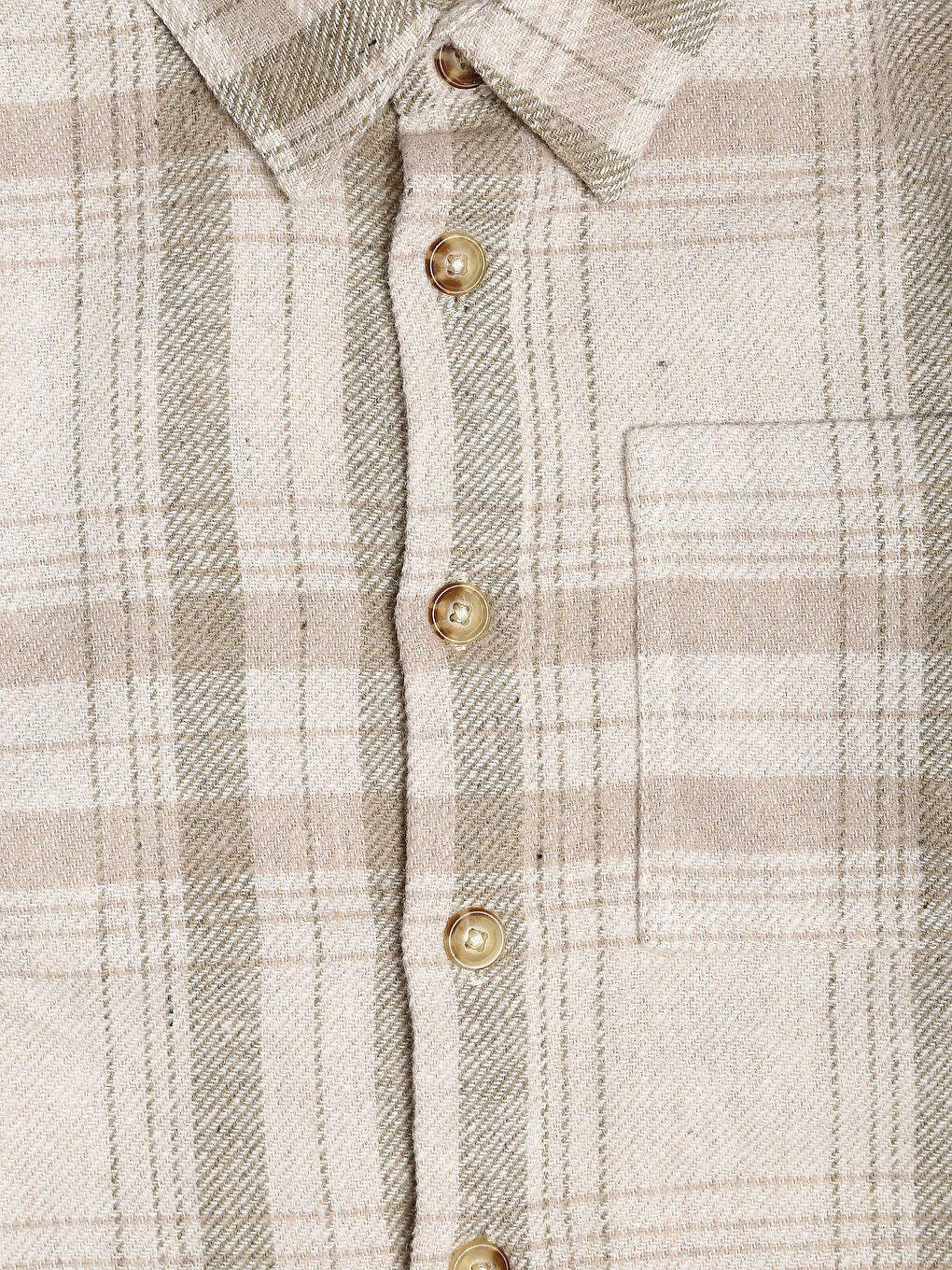 قميص للأولاد بنقشة المربعات بأكمام طويلة-2