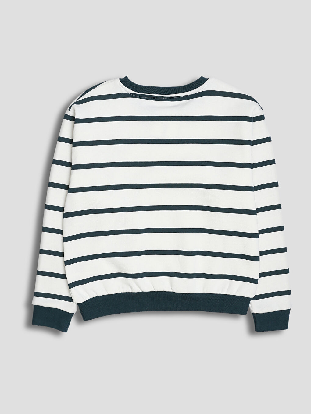 Crew Neck Striped Boys' Sweatshirt-1