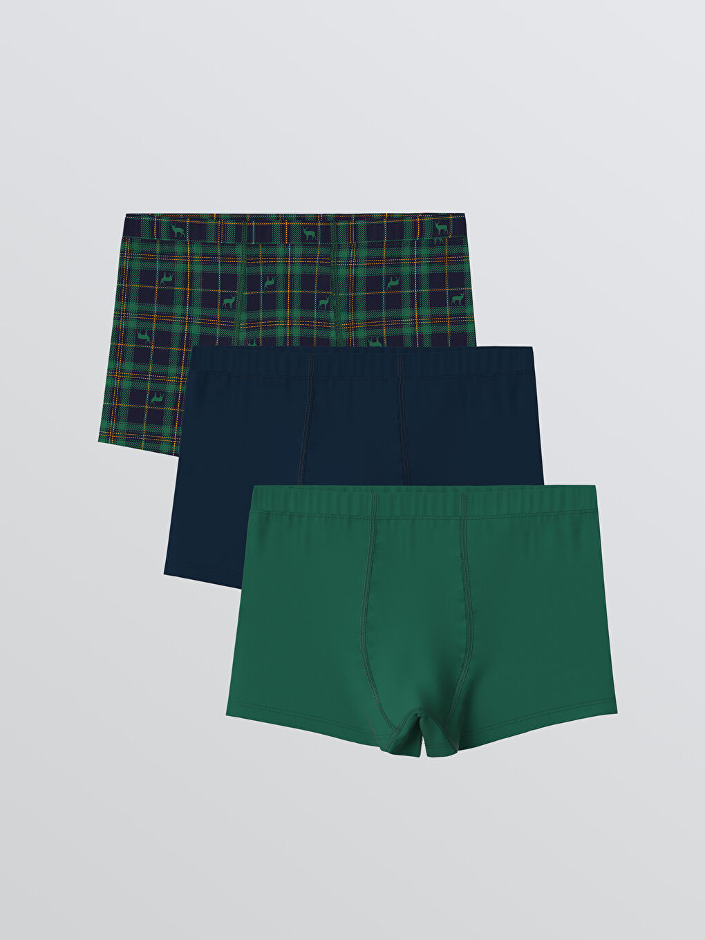 Printed Boys' Boxer Trunks 3-Pack