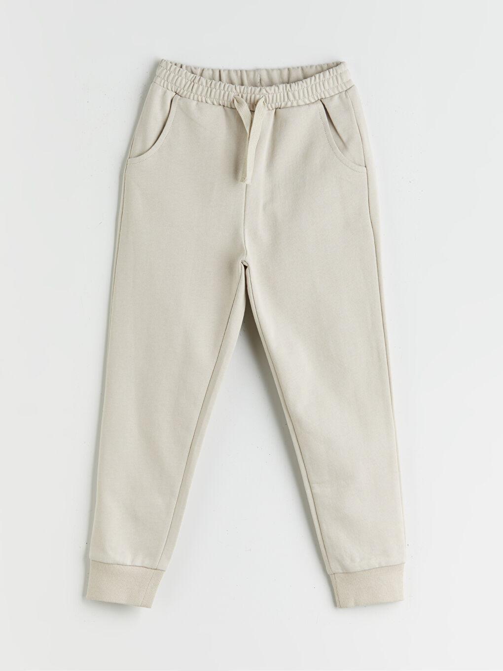 Gri Beli Lastikli Basic Erkek Çocuk Jogger Eşofman Altı