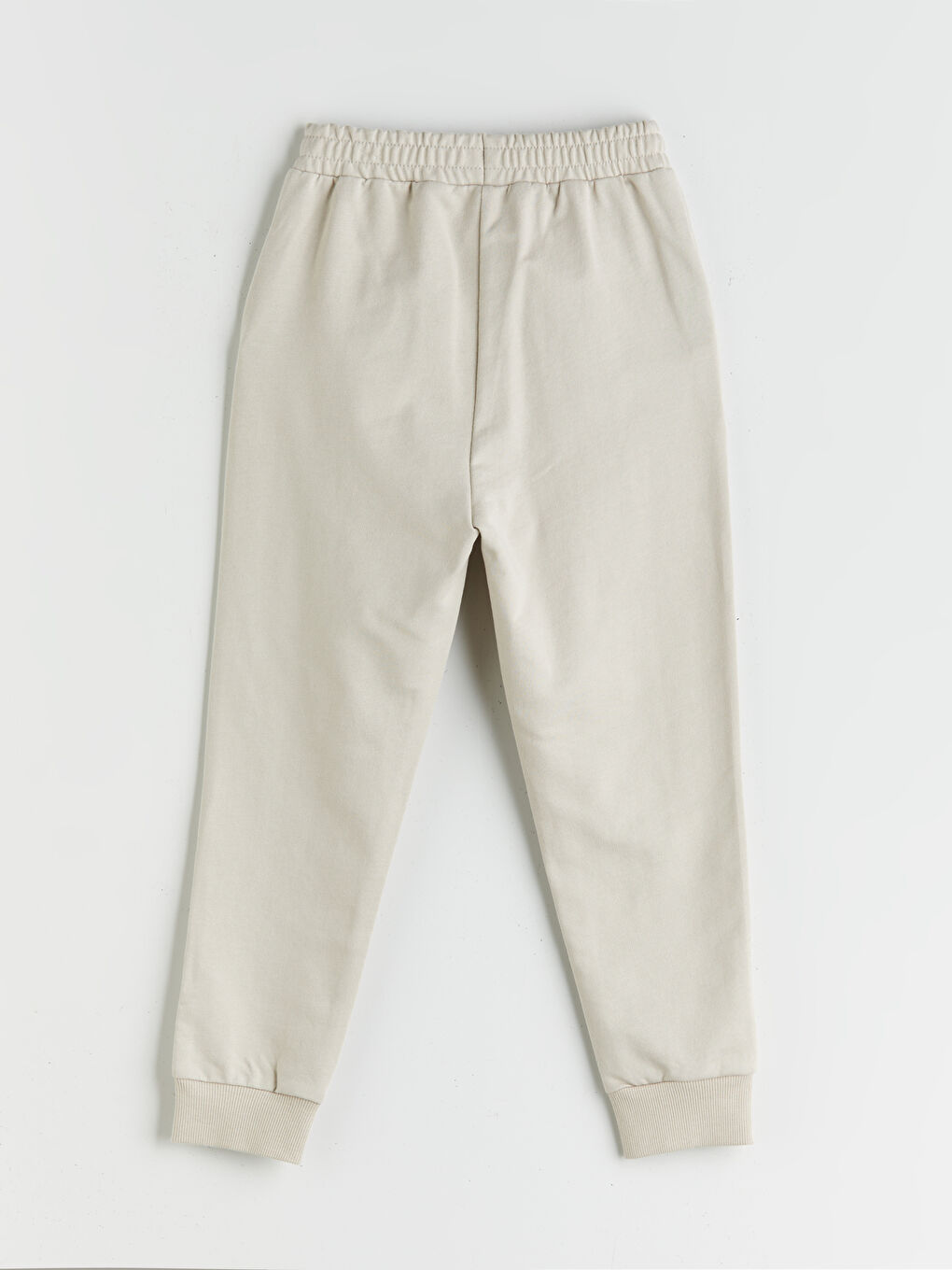 Gri Beli Lastikli Basic Erkek Çocuk Jogger Eşofman Altı-1