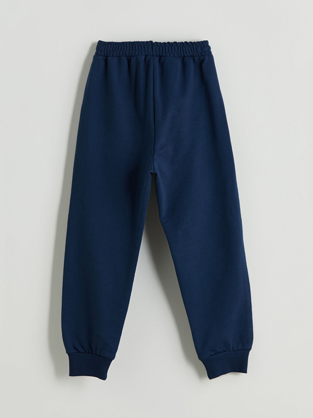 Lacivert Beli Lastikli Basic Erkek Çocuk Jogger Eşofman Altı-1