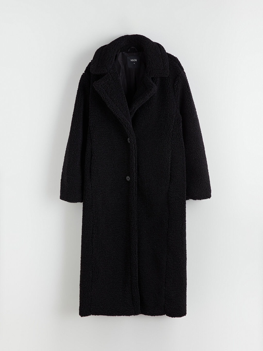 Jacket Lapel Collar Long Sleeve Plush Women's Coat-5