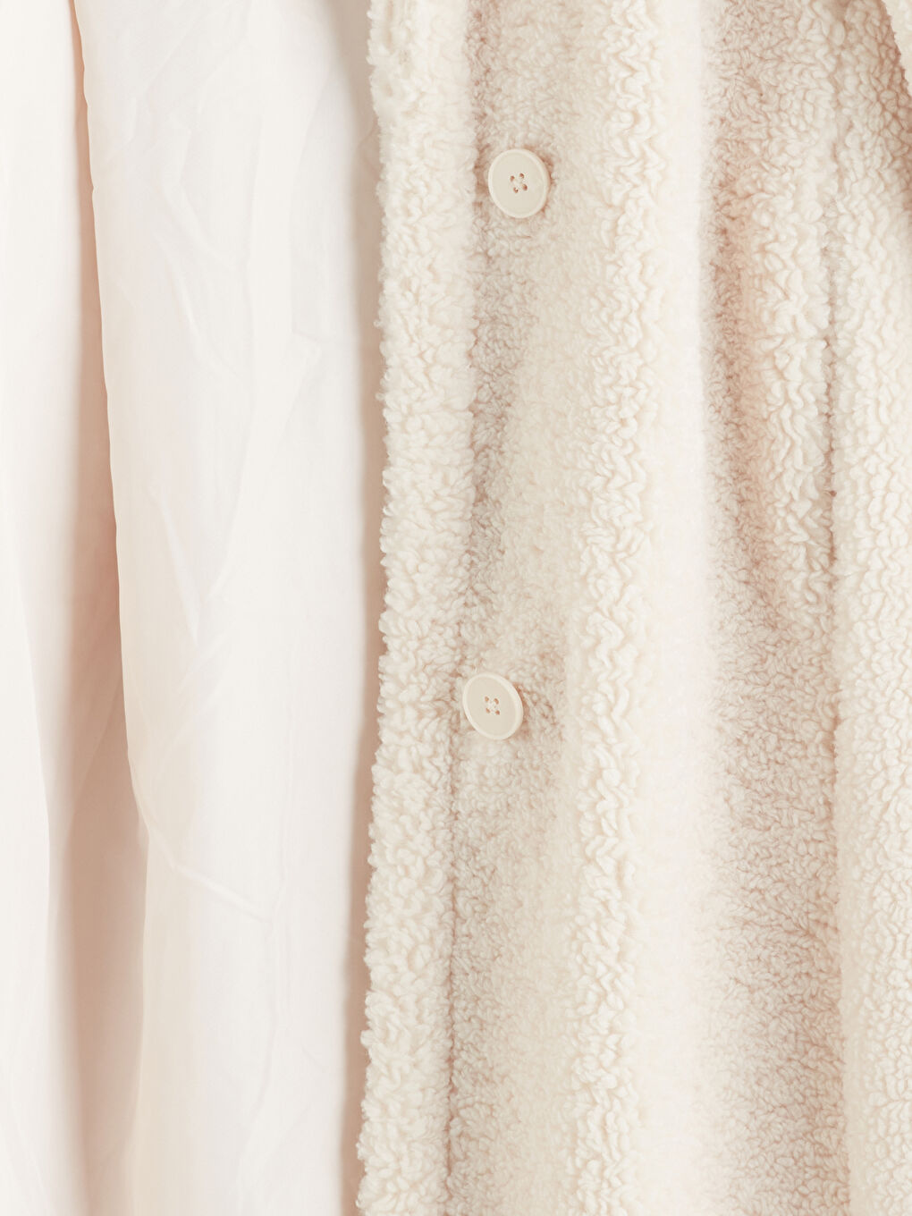 Jackenkragen Langarm Plüsch Mantel für Damen-6