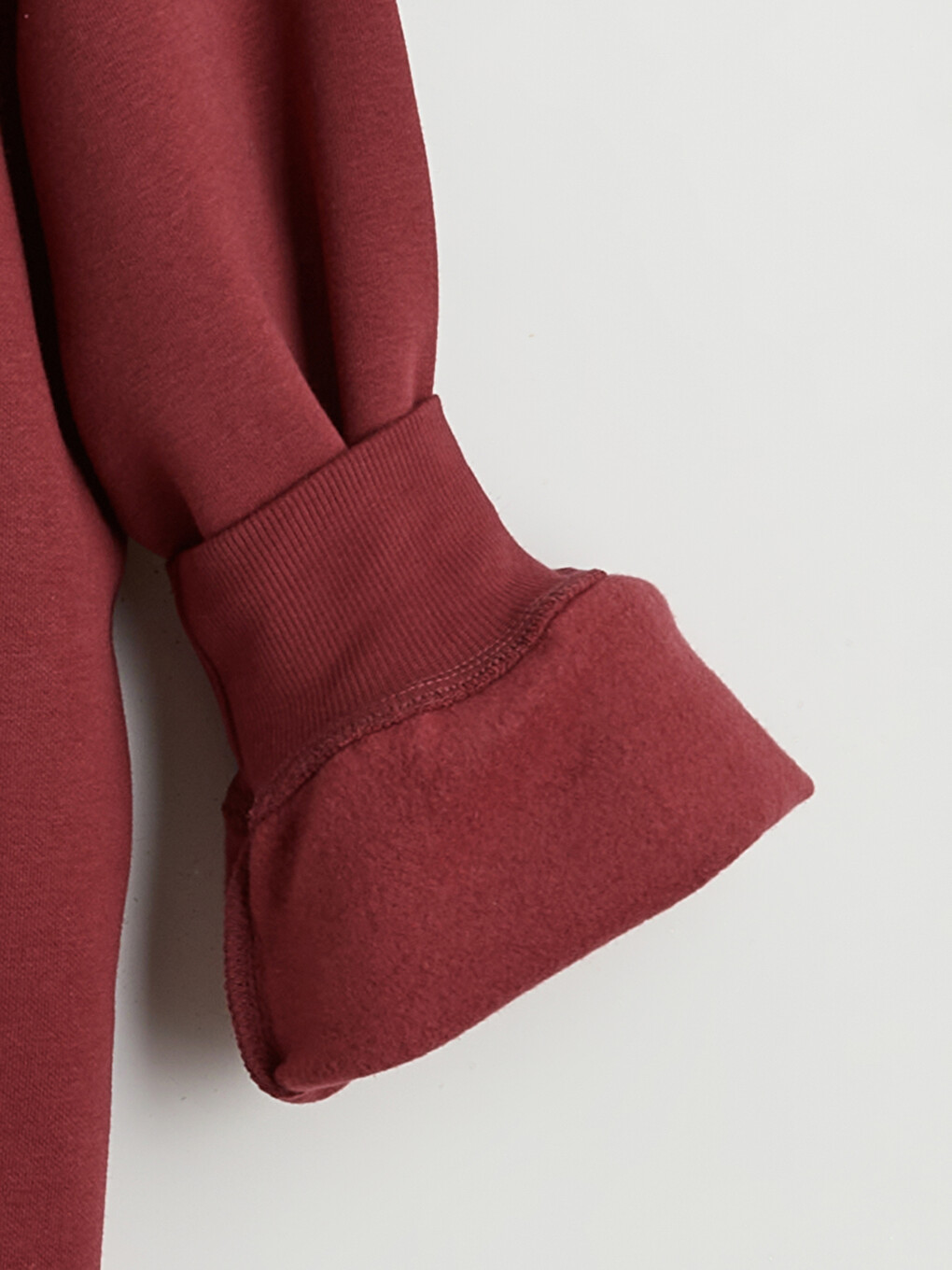Толстовка с карманом кенгуру оверсайз для женщин, толстая-5
