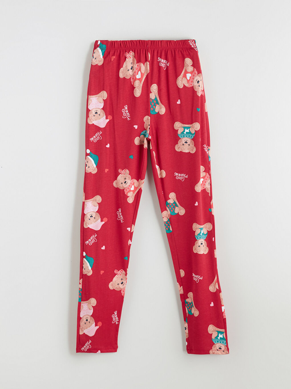 Pyjama-Set für Mädchen mit Weihnachtsmotiv und Rundhalsausschnitt-4