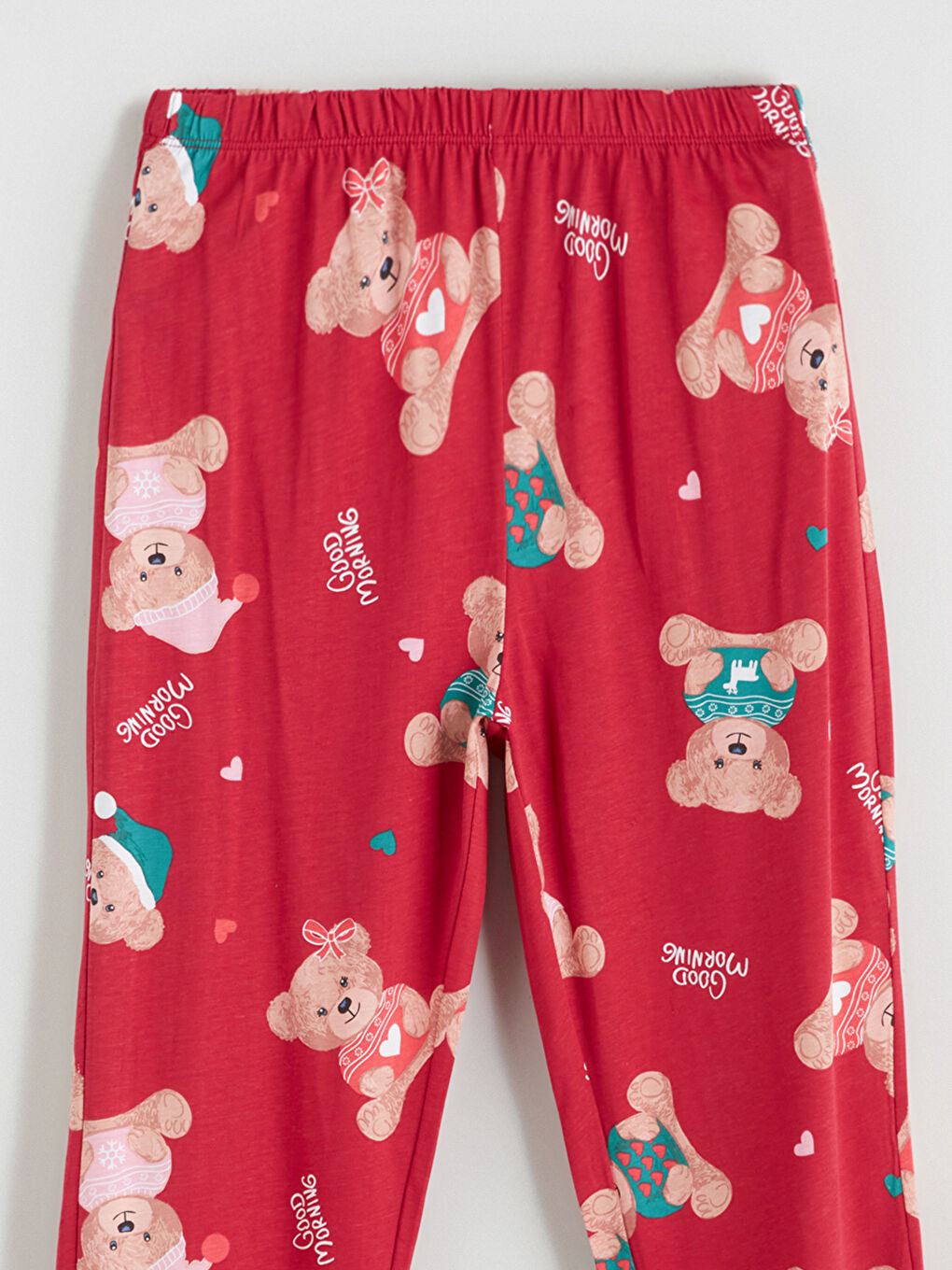 Pyjama-Set für Mädchen mit Weihnachtsmotiv und Rundhalsausschnitt-5